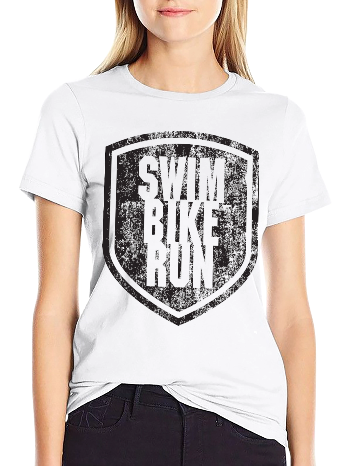 Swim Bike Run Triathlon T-Shirt
