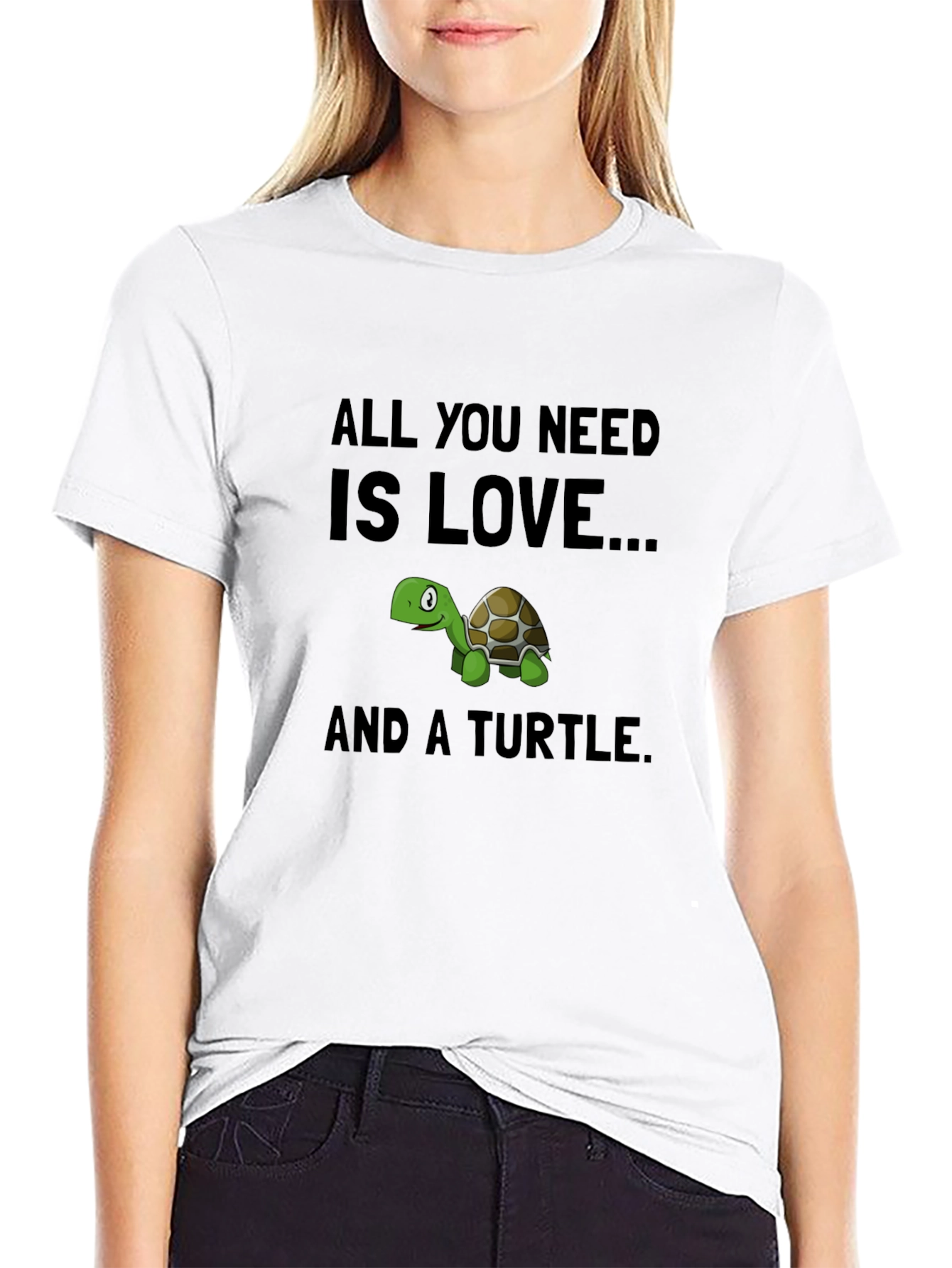 All You Need is Love & Turtle T-Shirt