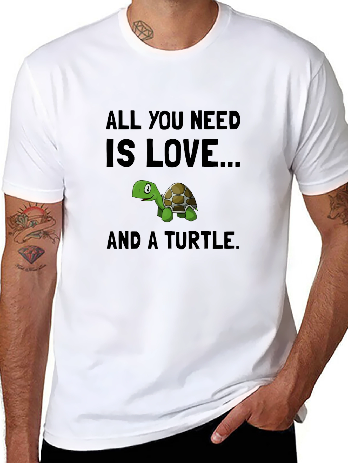 All You Need is Love & Turtle T-Shirt