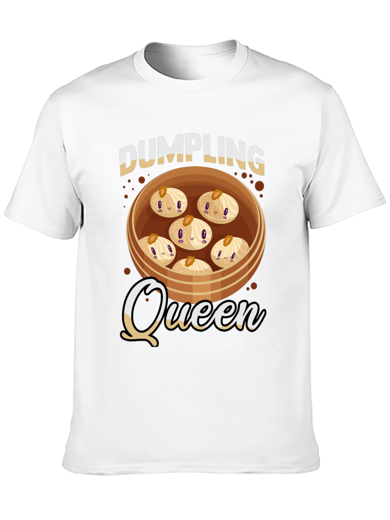 Dumpling Queen T-Shirt - Cute Foodie Tee