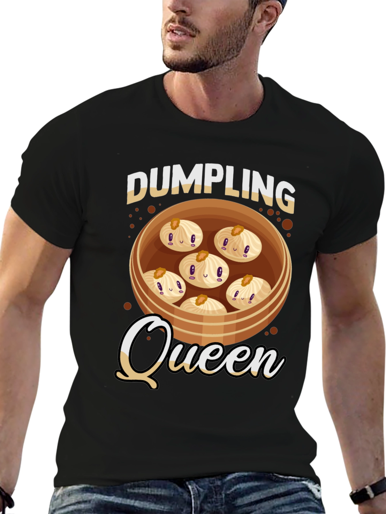 Dumpling Queen T-Shirt - Cute Foodie Tee