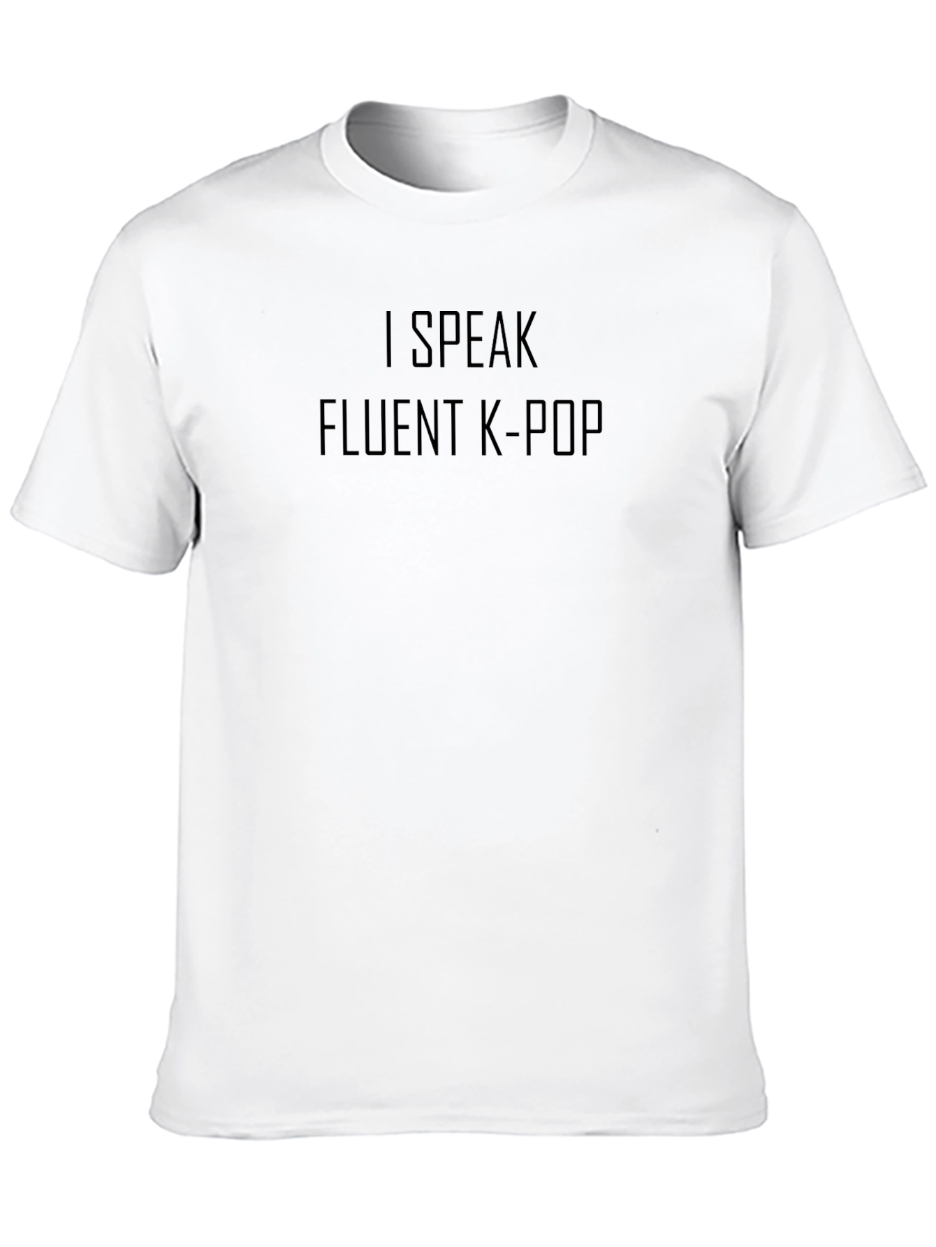 I Speak Fluent K-Pop Graphic Tee - Black