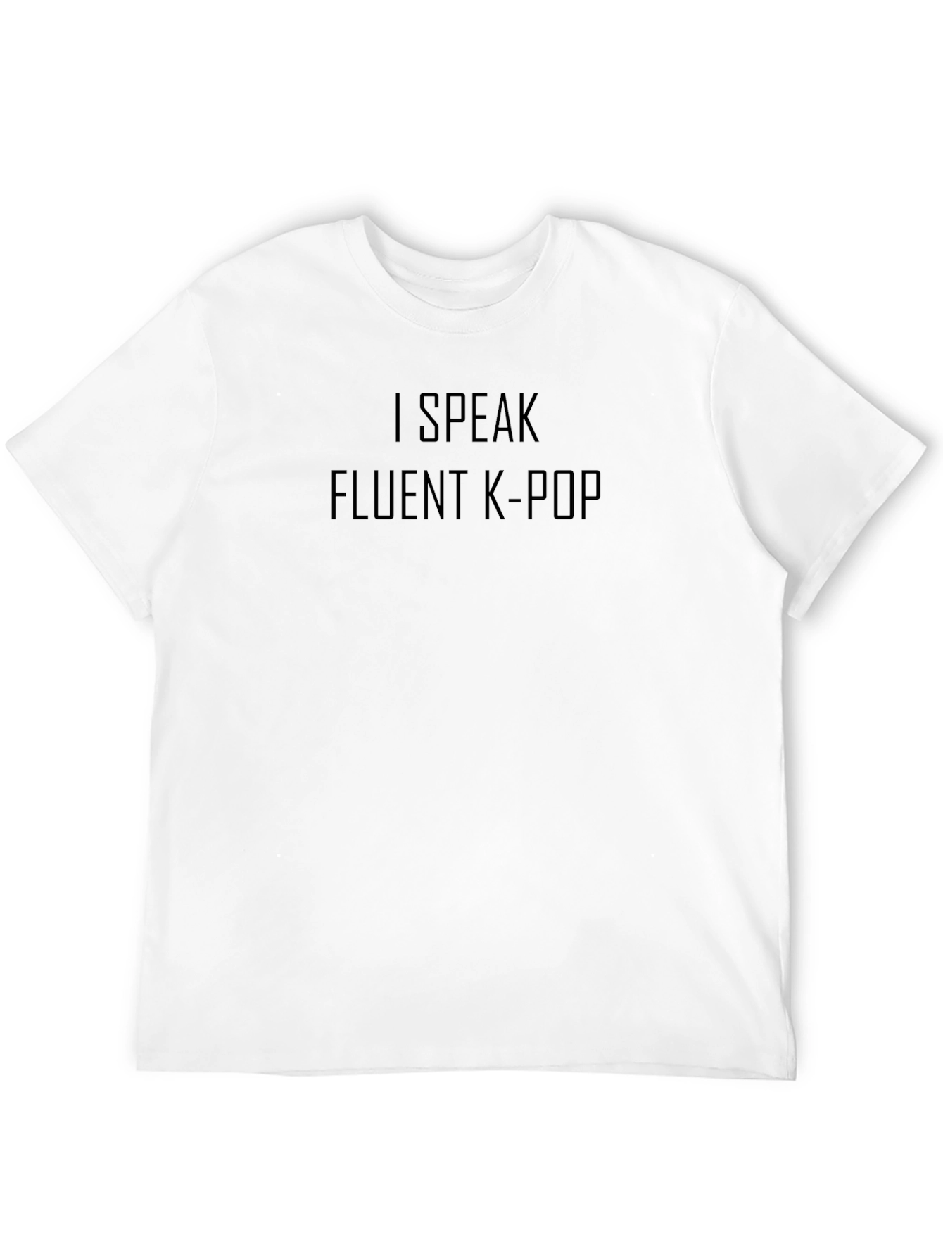 I Speak Fluent K-Pop Graphic Tee - Black