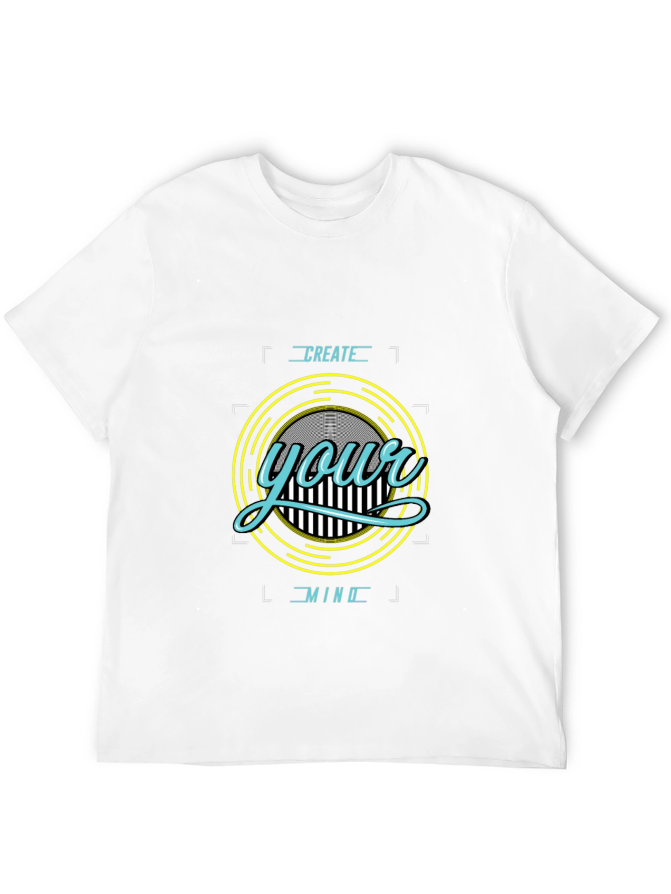 Create Your Mind Black Graphic Tee