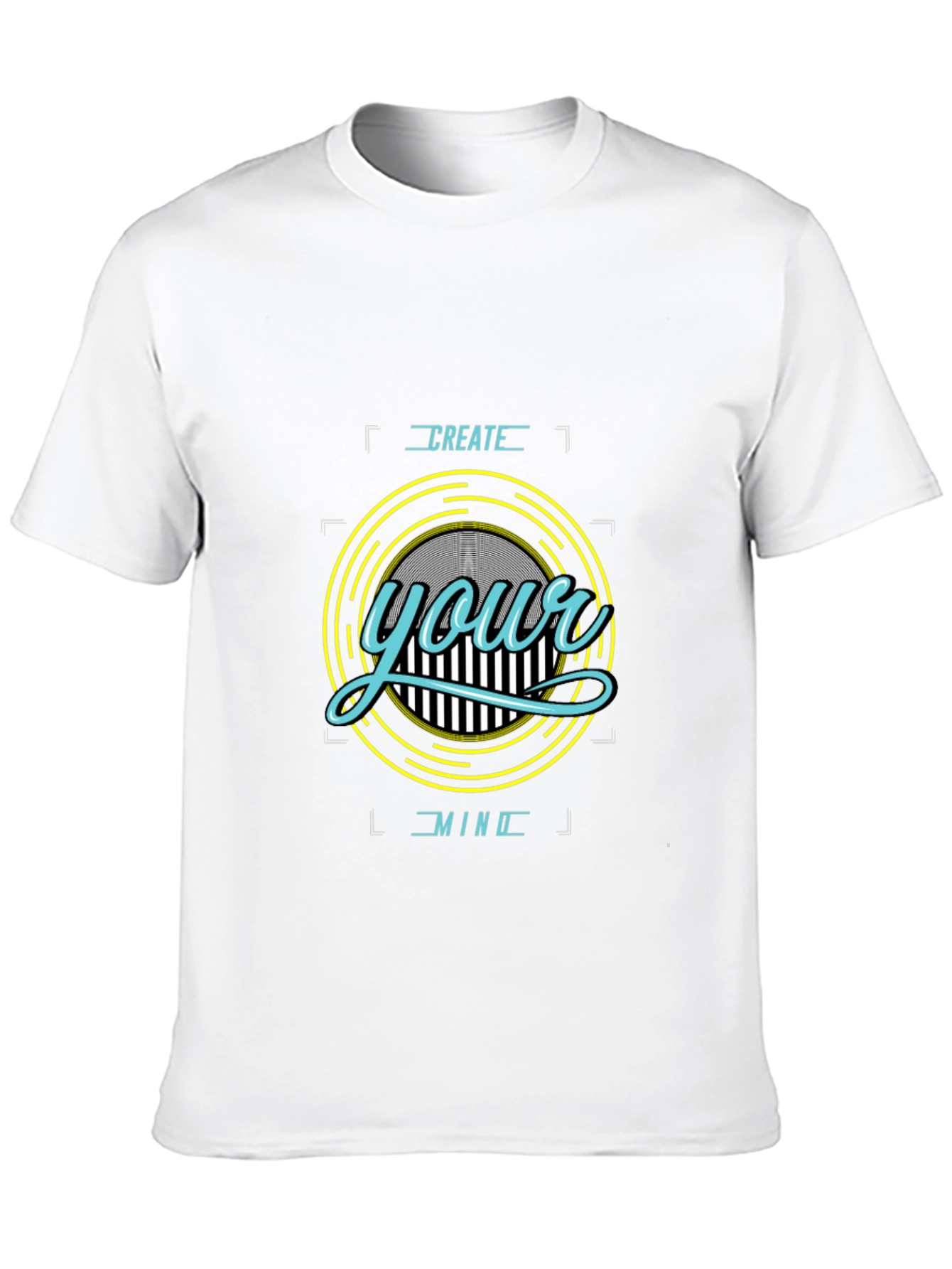 Create Your Mind Black Graphic Tee