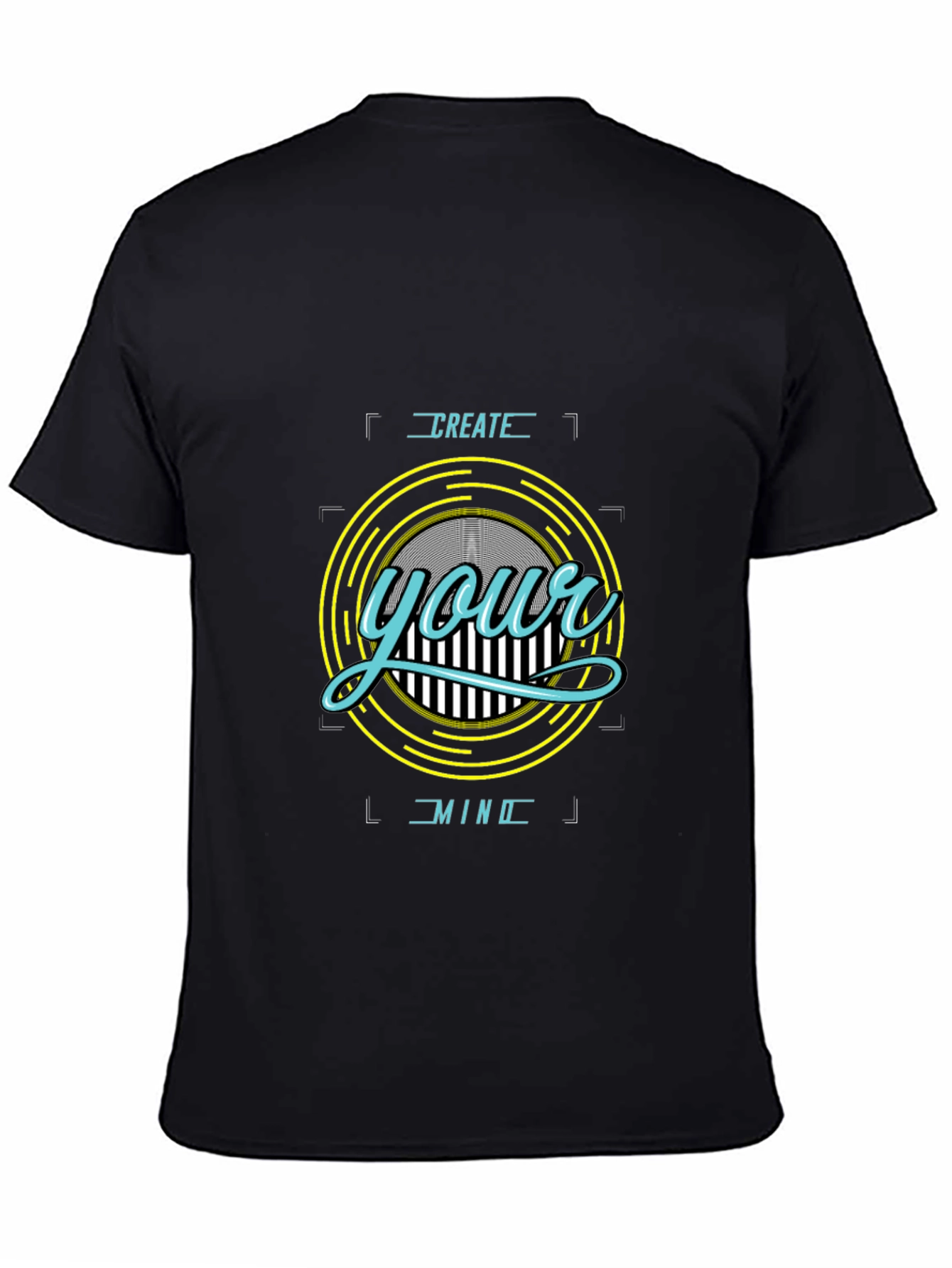 Create Your Mind Black Graphic Tee
