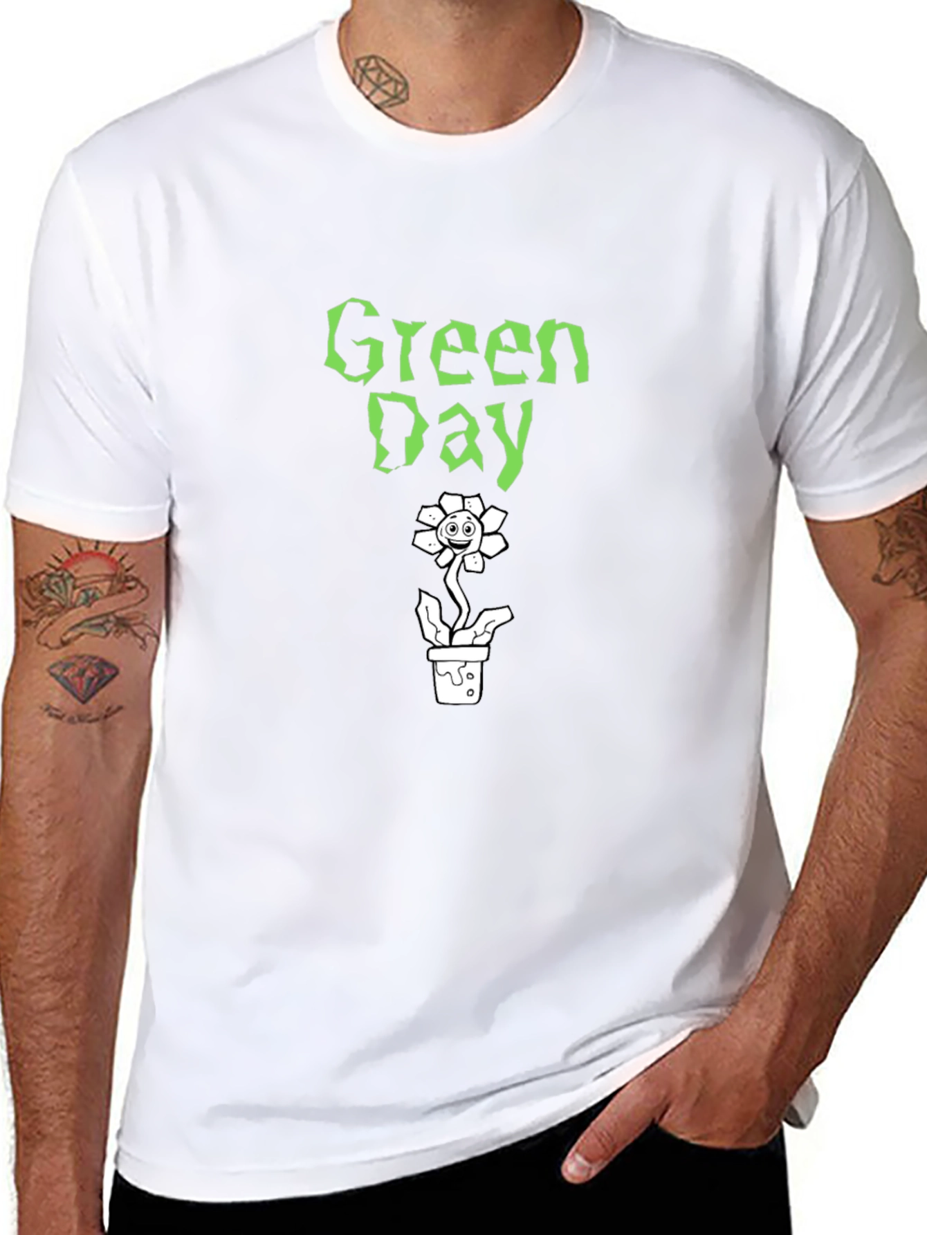Green Day Black T-Shirt