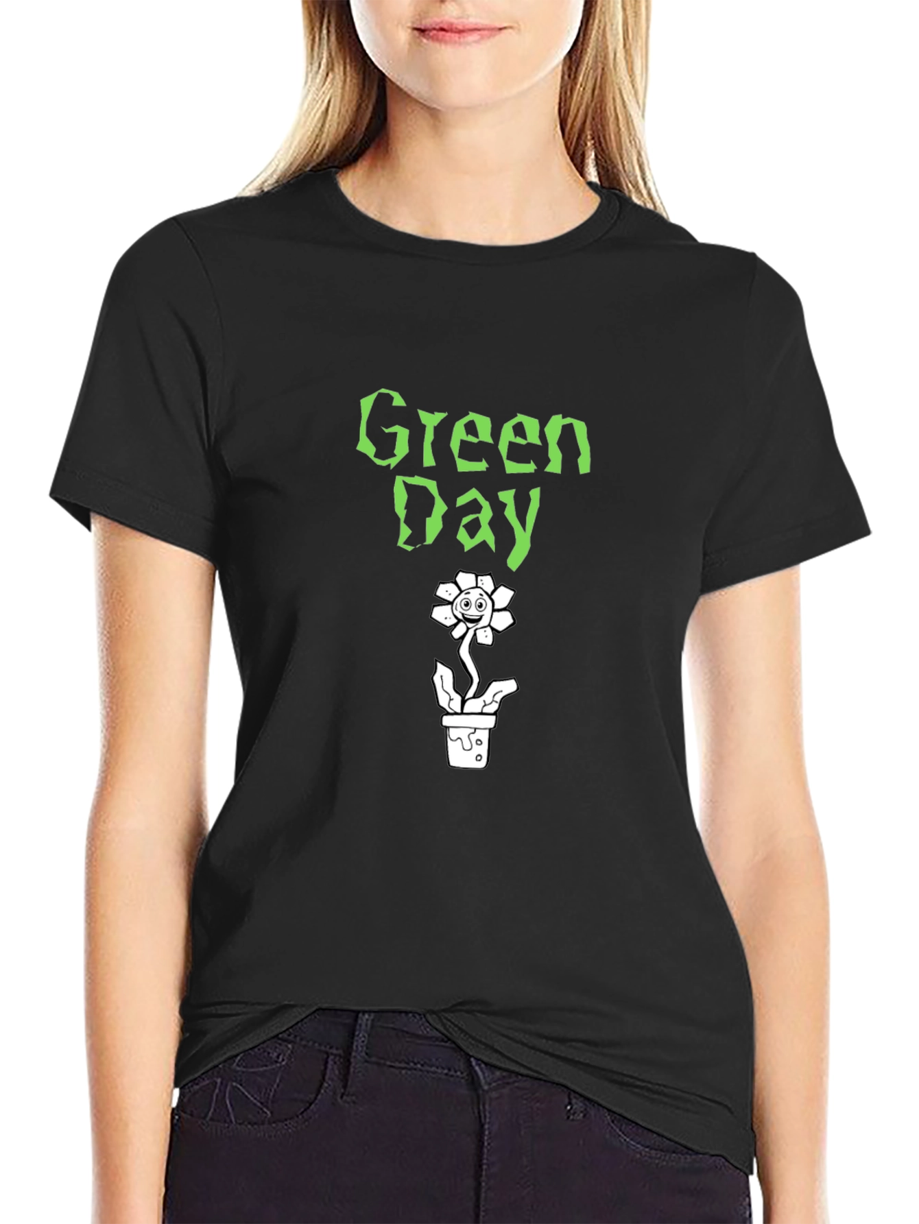 Green Day Black T-Shirt