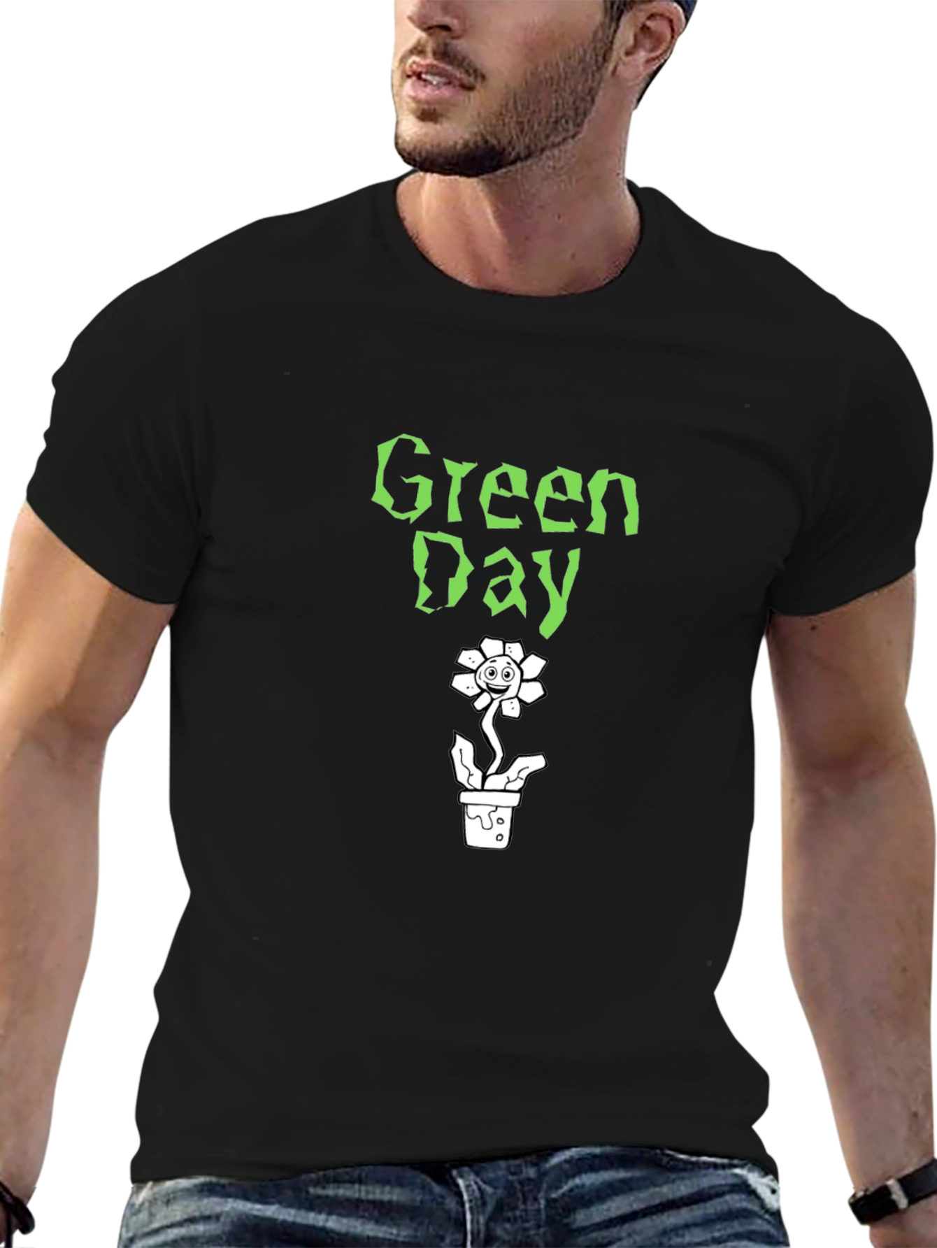 Green Day Black T-Shirt