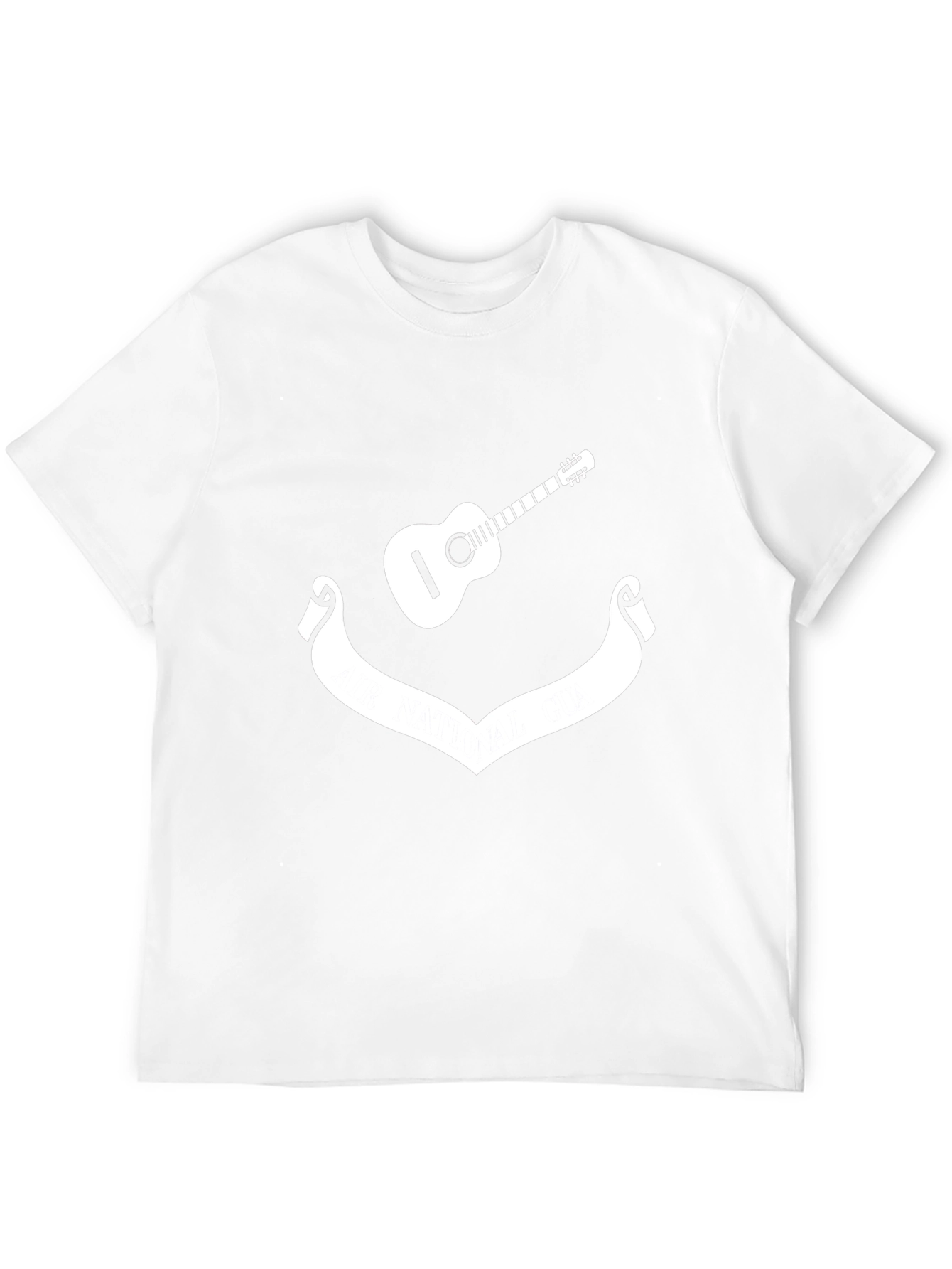 Guitar & Banner Graphic Tee - Black