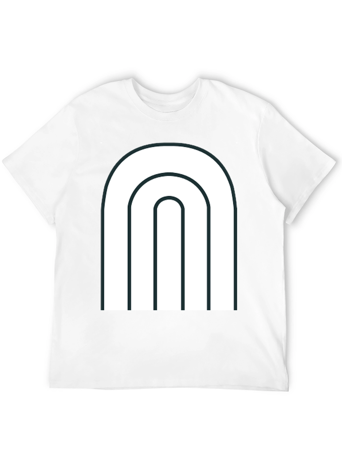 Modern Arch Graphic Tee - Black