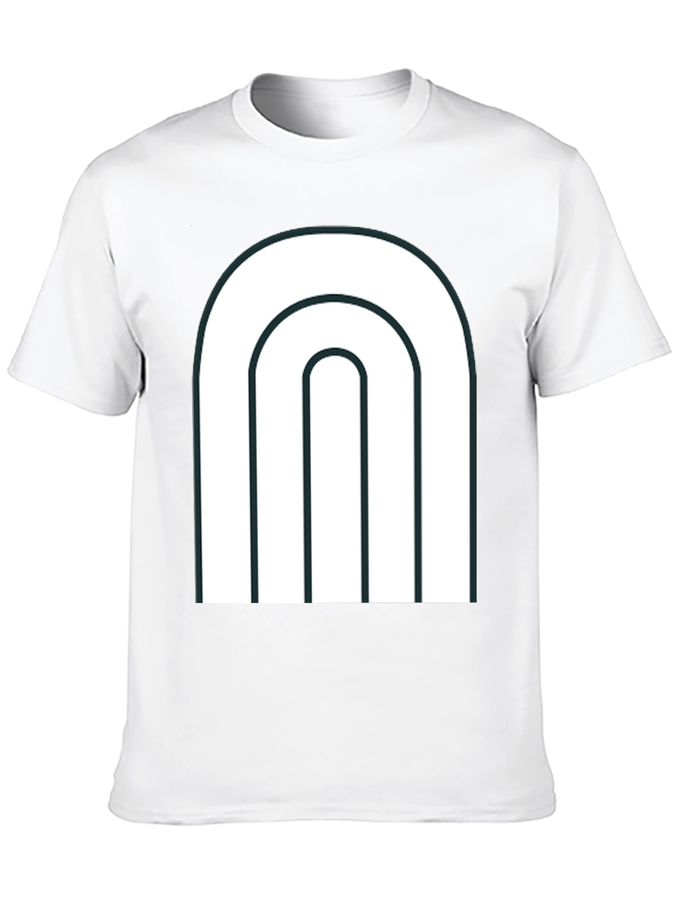 Modern Arch Graphic Tee - Black