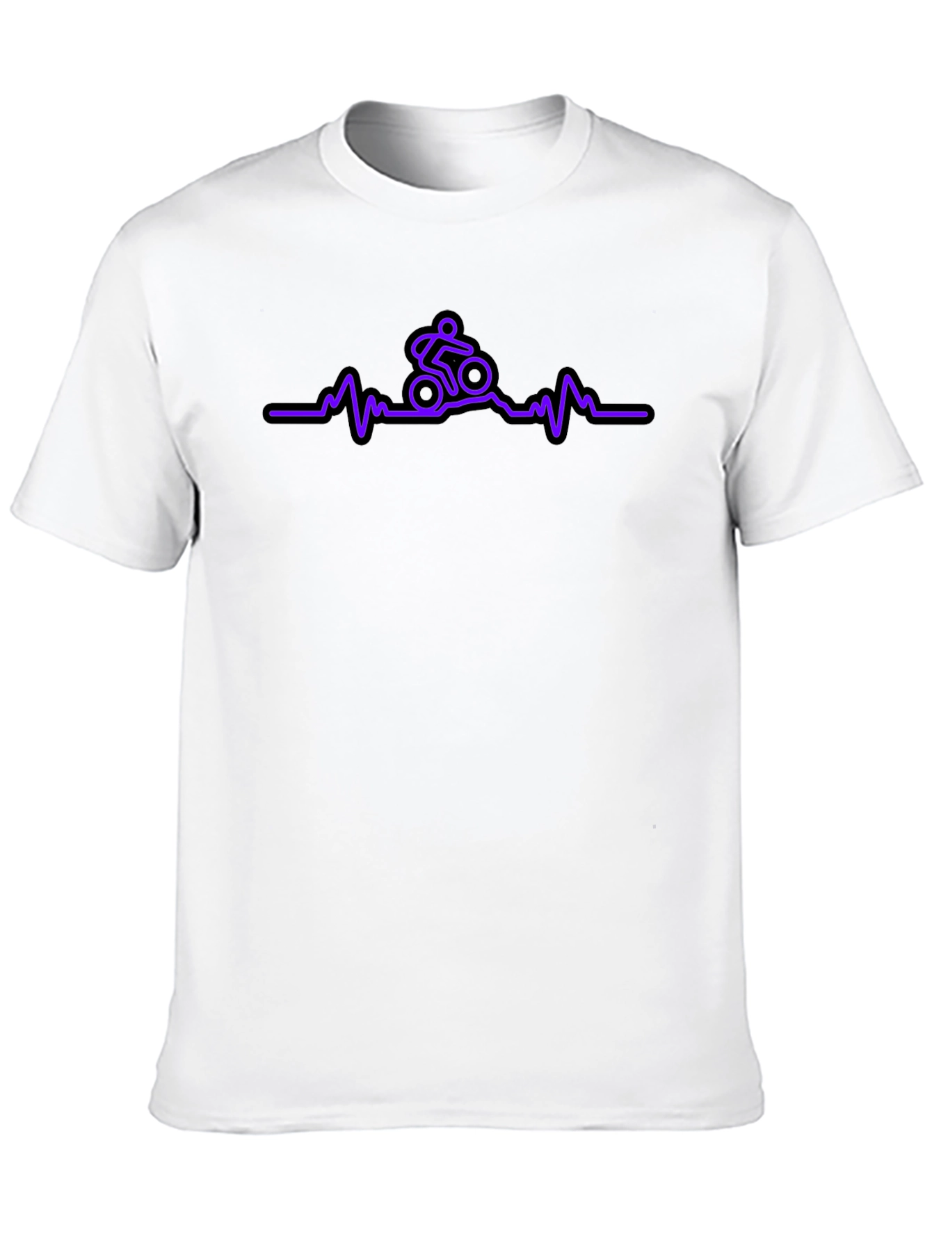 Mountain Bike Heartbeat T-Shirt - Ride Life