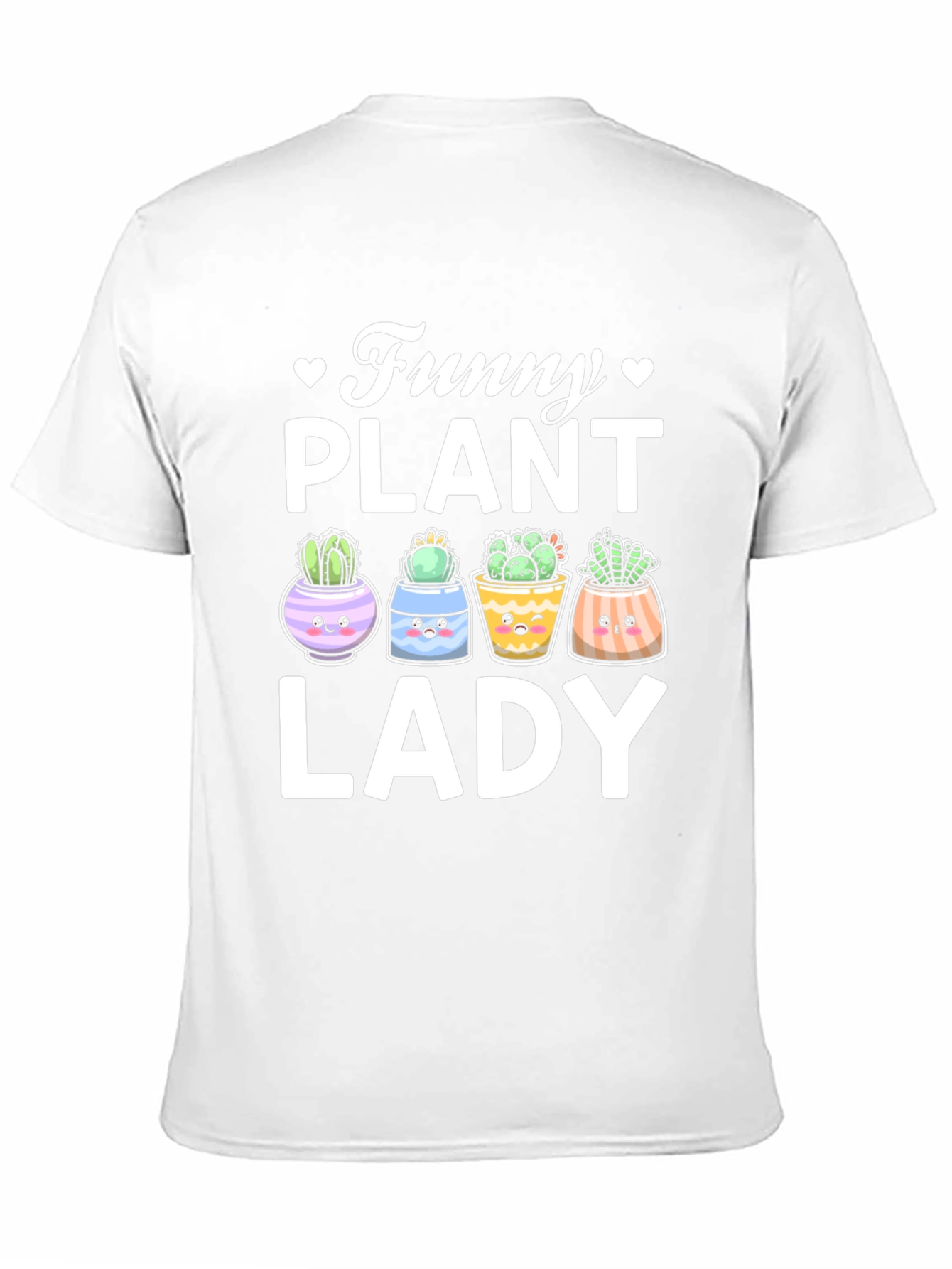 Funny Plant Lady T-Shirt - Cute Cactus Graphic Tee