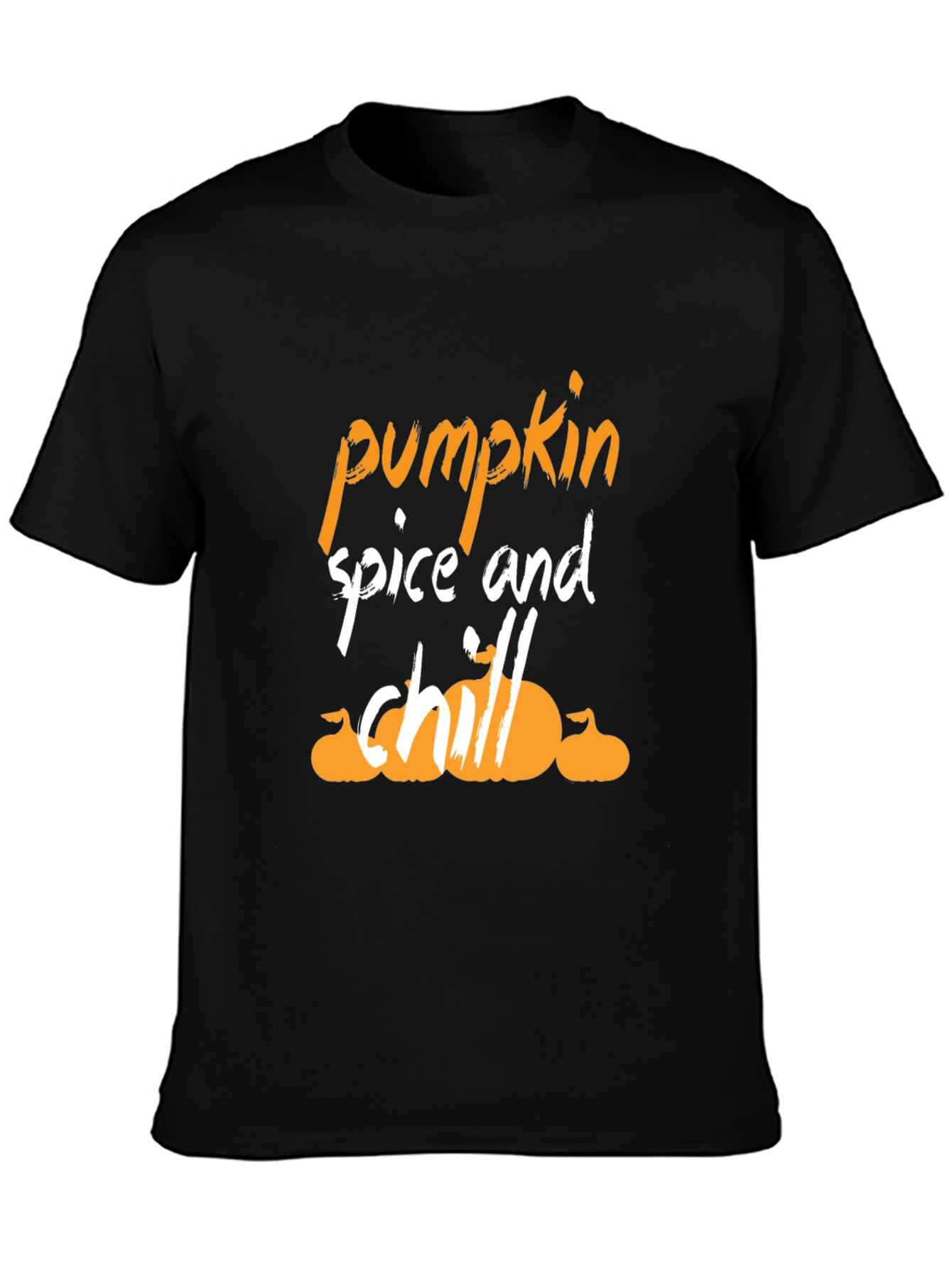 Pumpkin Spice and Chill Graphic T-Shirt