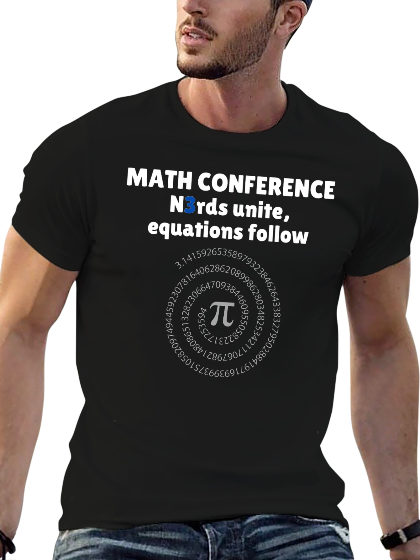 Math Conference T-Shirt - Nerds Unite Equations Follow