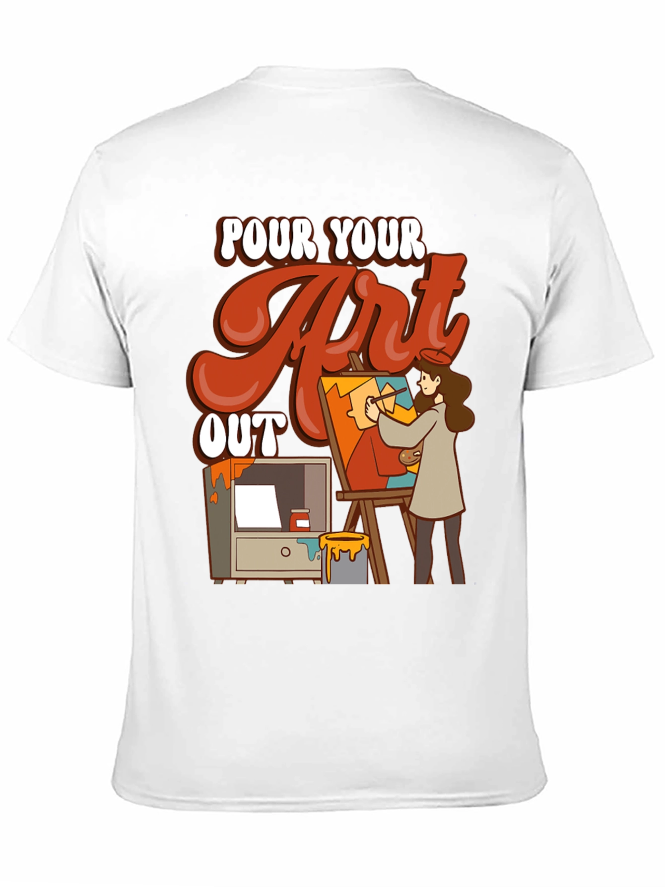 Pour Your Art Out Graphic Tee