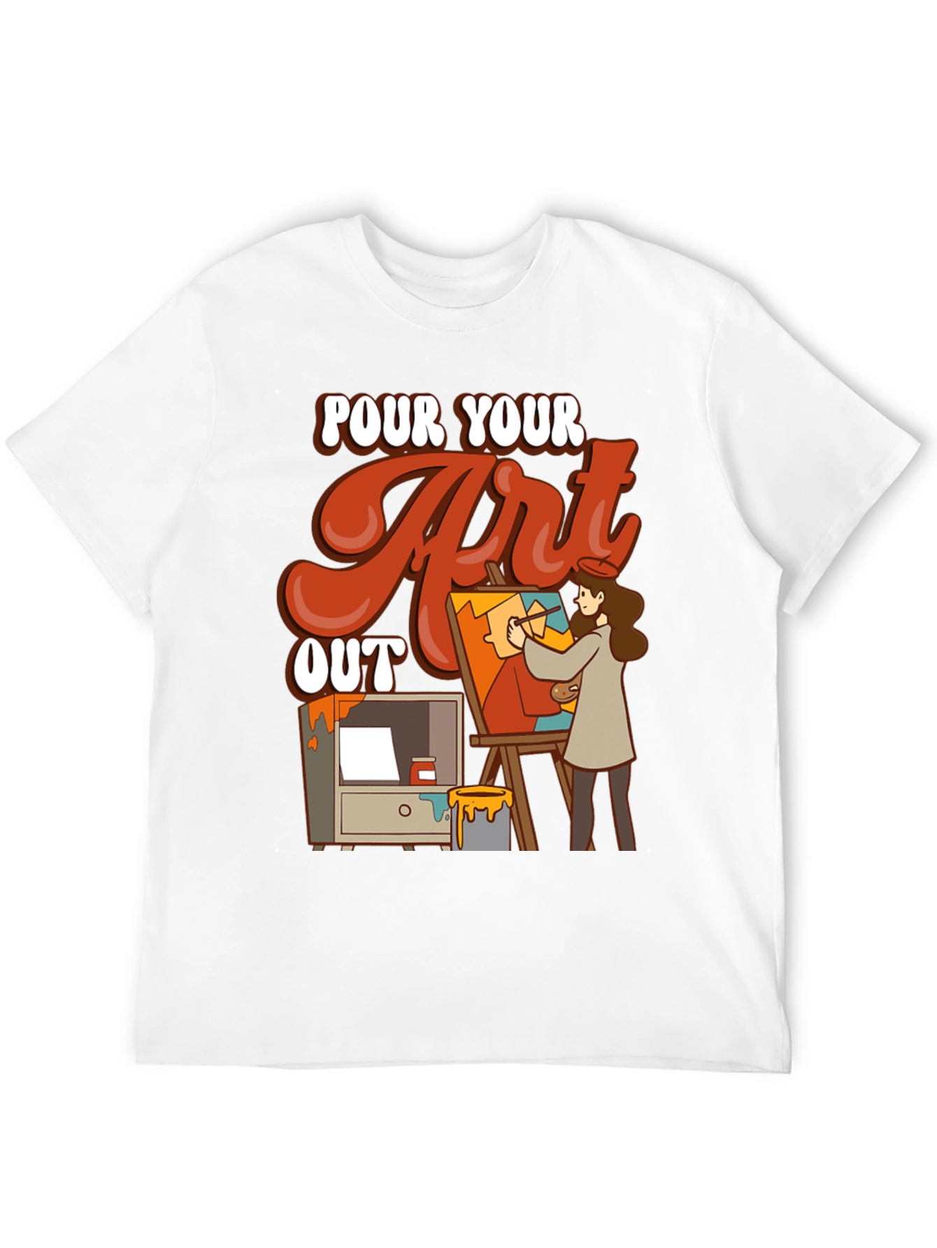 Pour Your Art Out Graphic Tee
