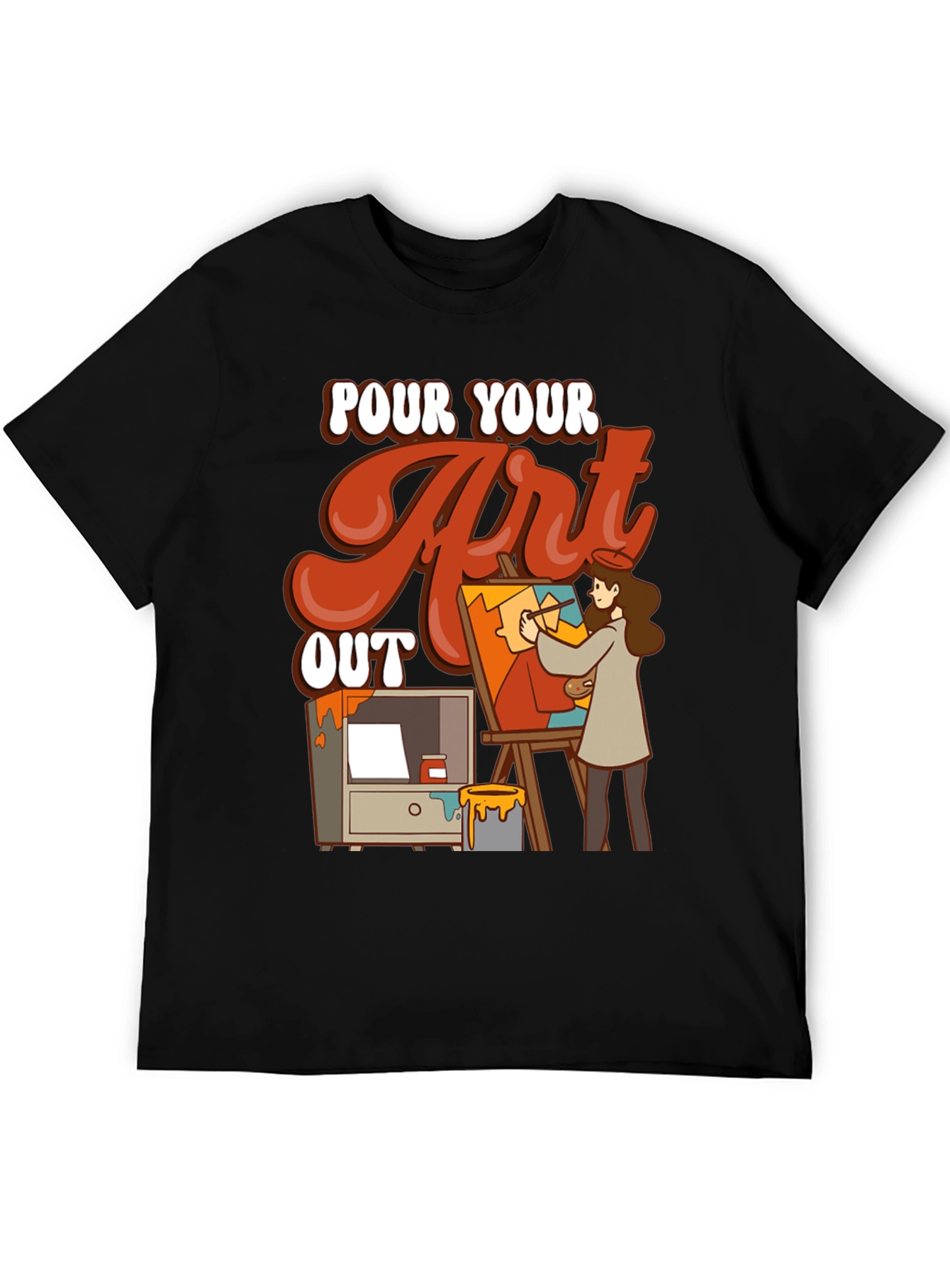 Pour Your Art Out Graphic Tee
