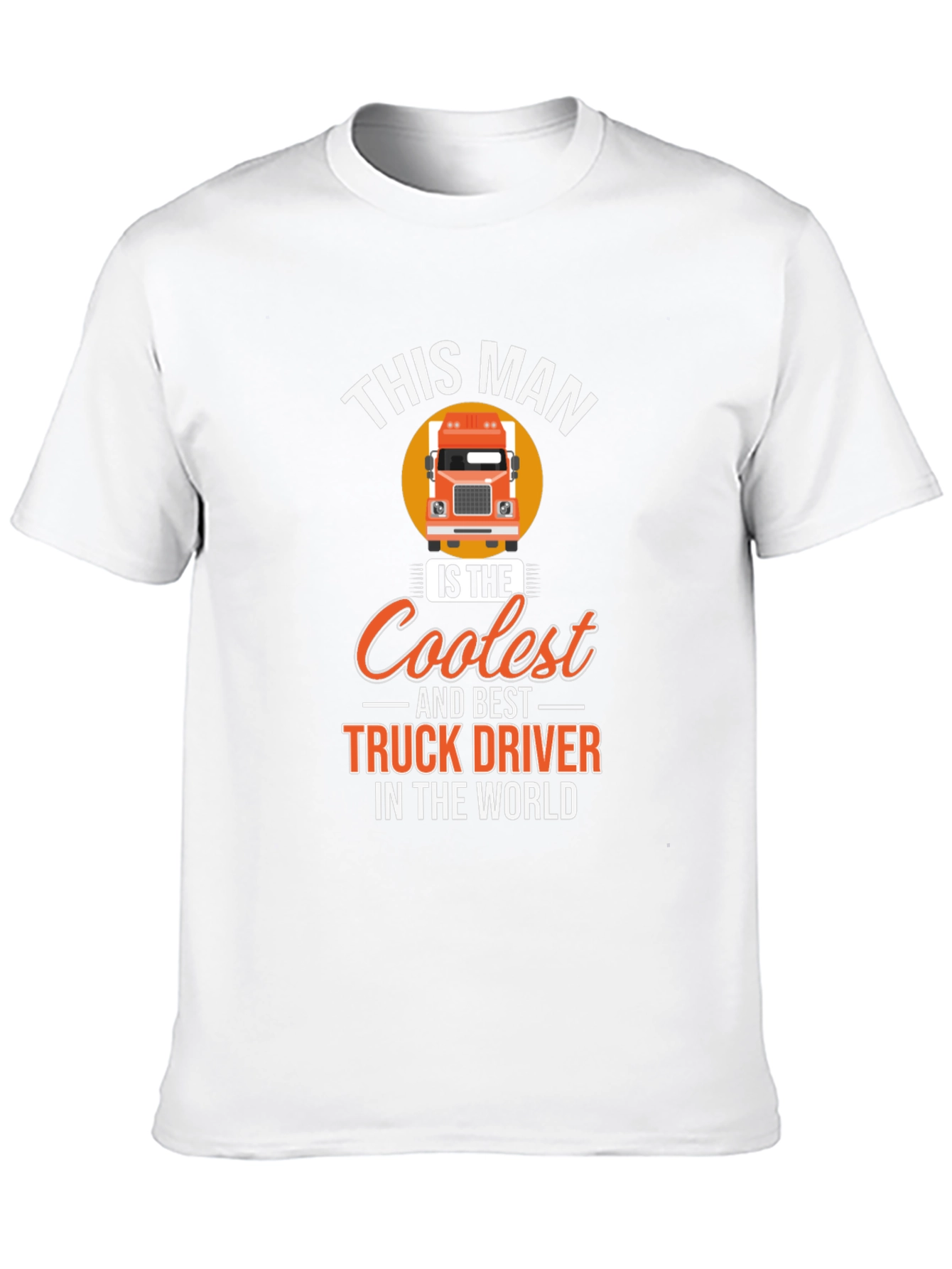 Coolest Truck Driver T-Shirt - Black