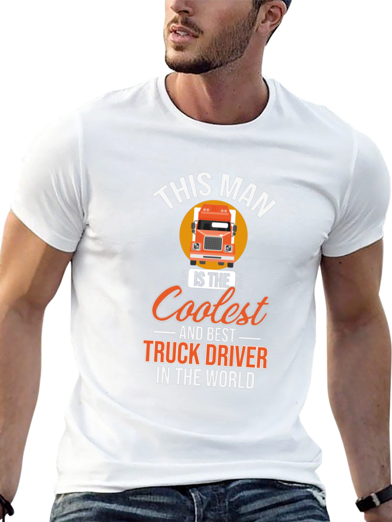 Coolest Truck Driver T-Shirt - Black