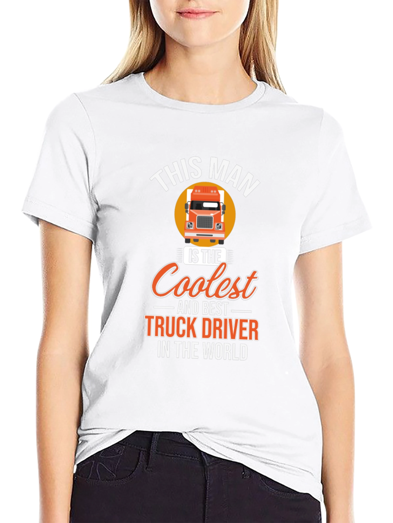 Coolest Truck Driver T-Shirt - Black