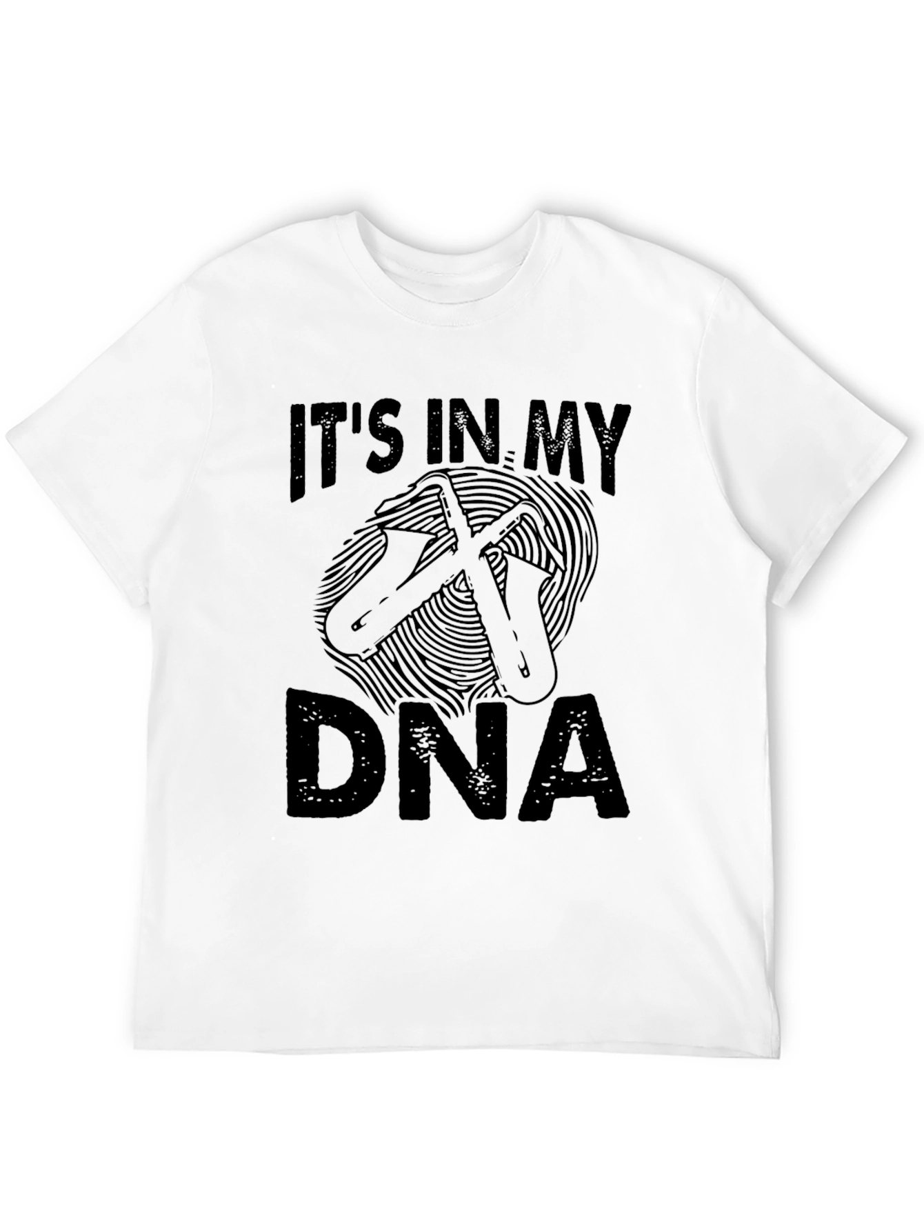 Saxophone DNA T-Shirt - Musician Gift