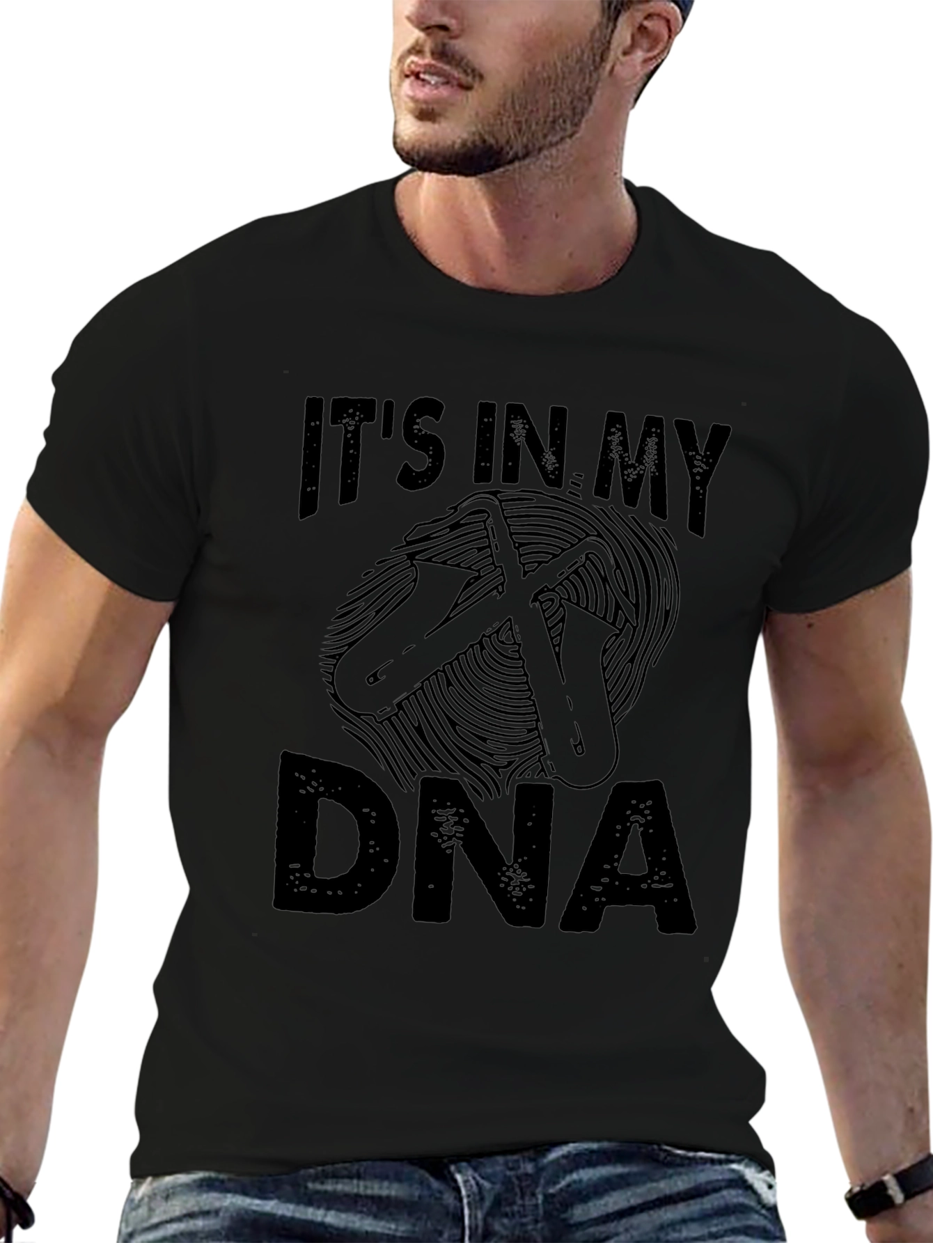 Saxophone DNA T-Shirt - Musician Gift