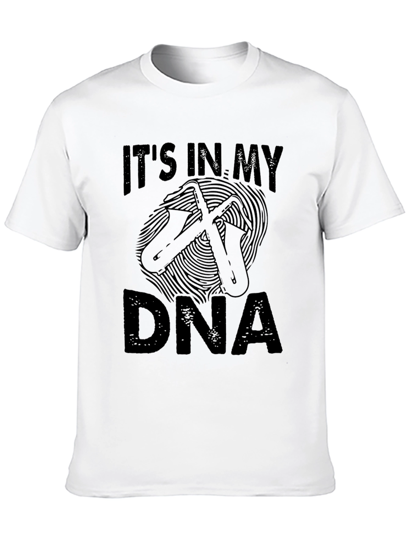 Saxophone DNA T-Shirt - Musician Gift