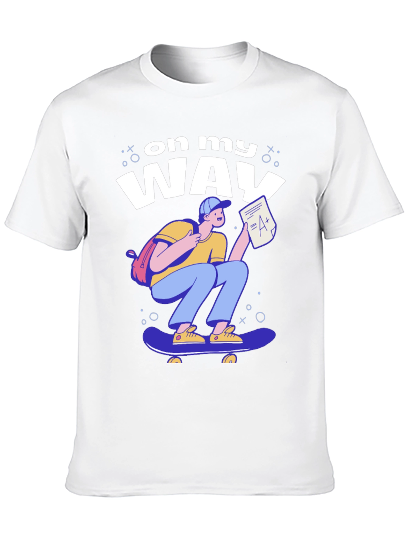 On My Way Skateboard T-Shirt