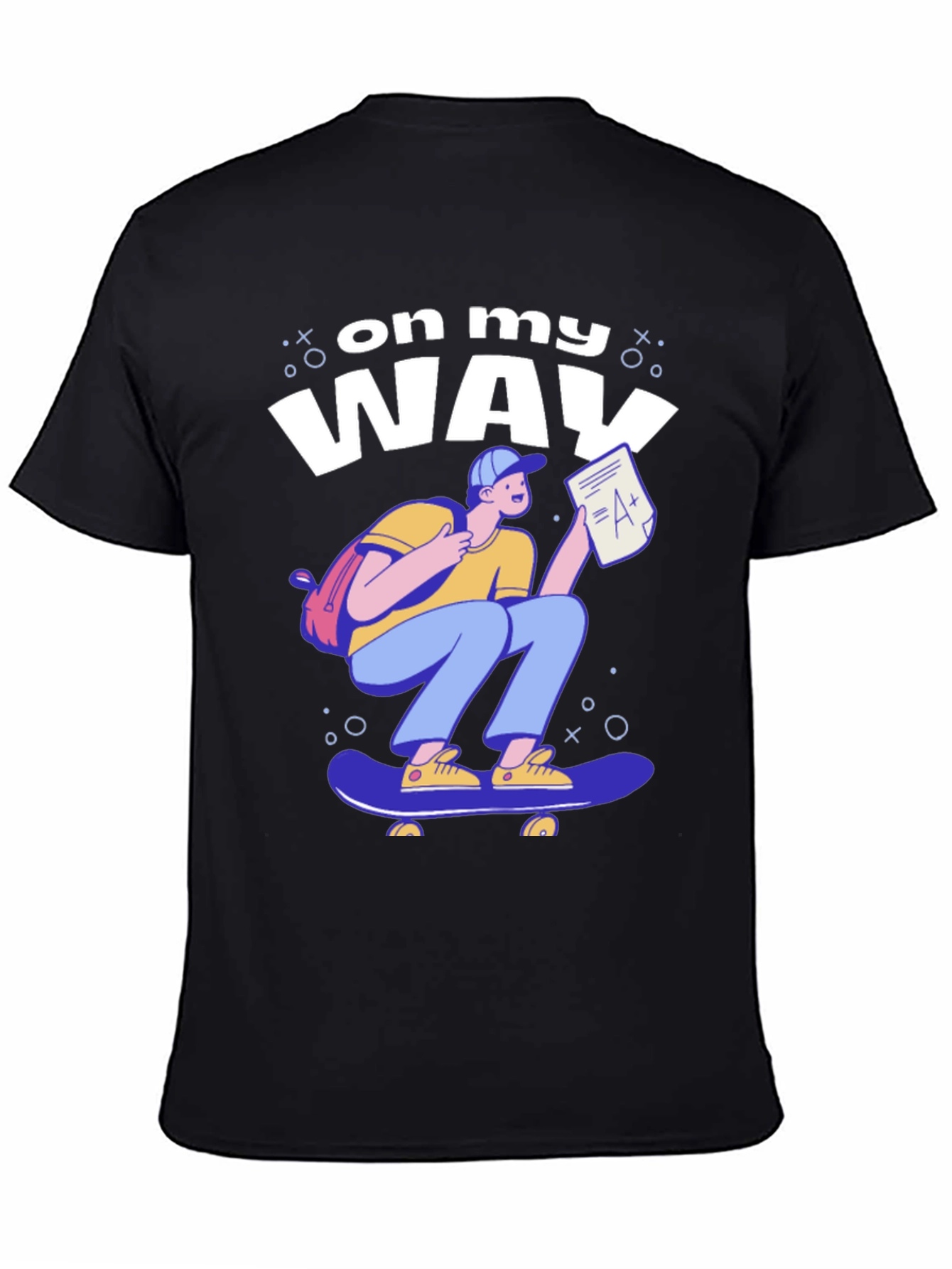 On My Way Skateboard T-Shirt