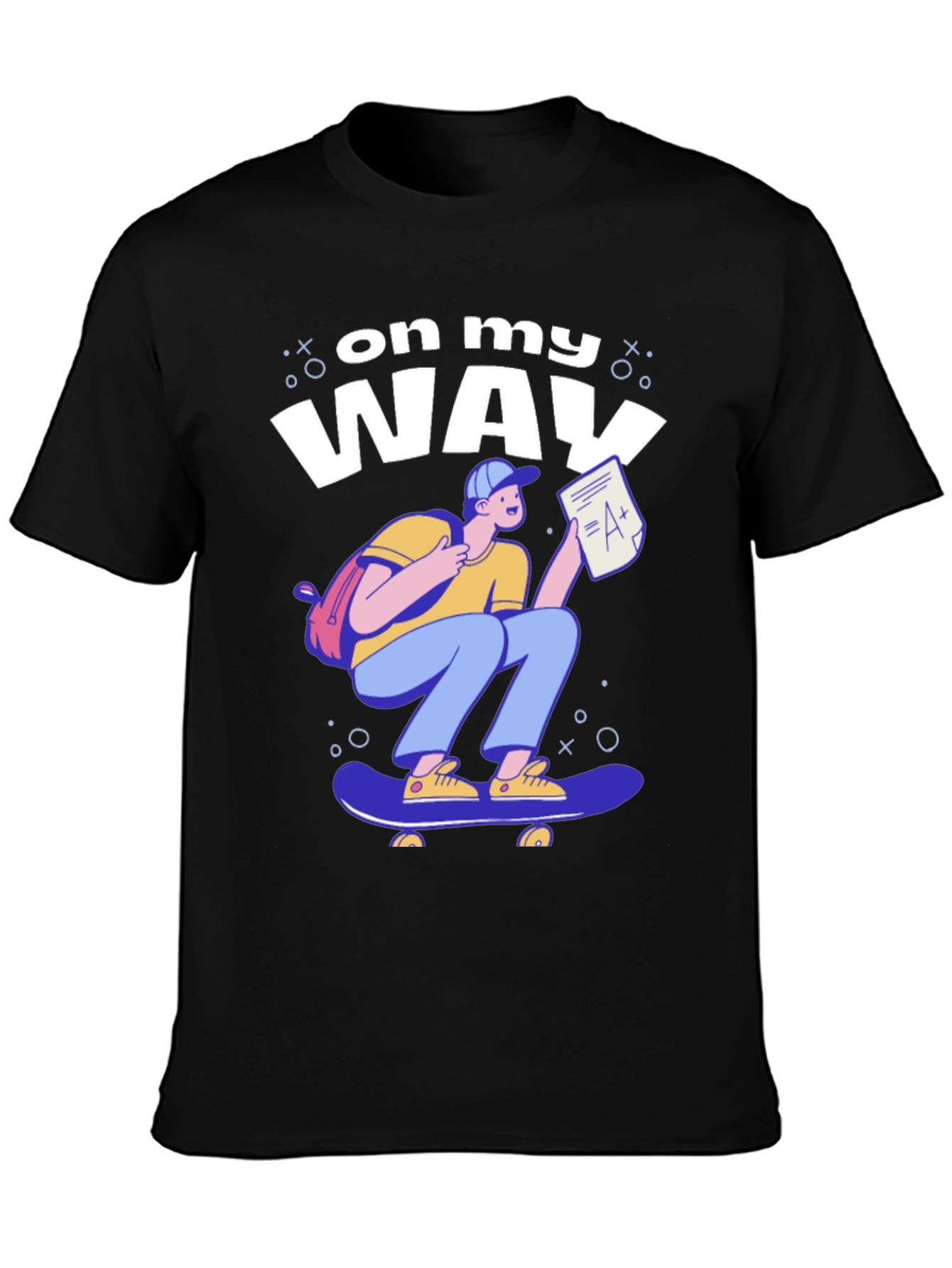 On My Way Skateboard T-Shirt