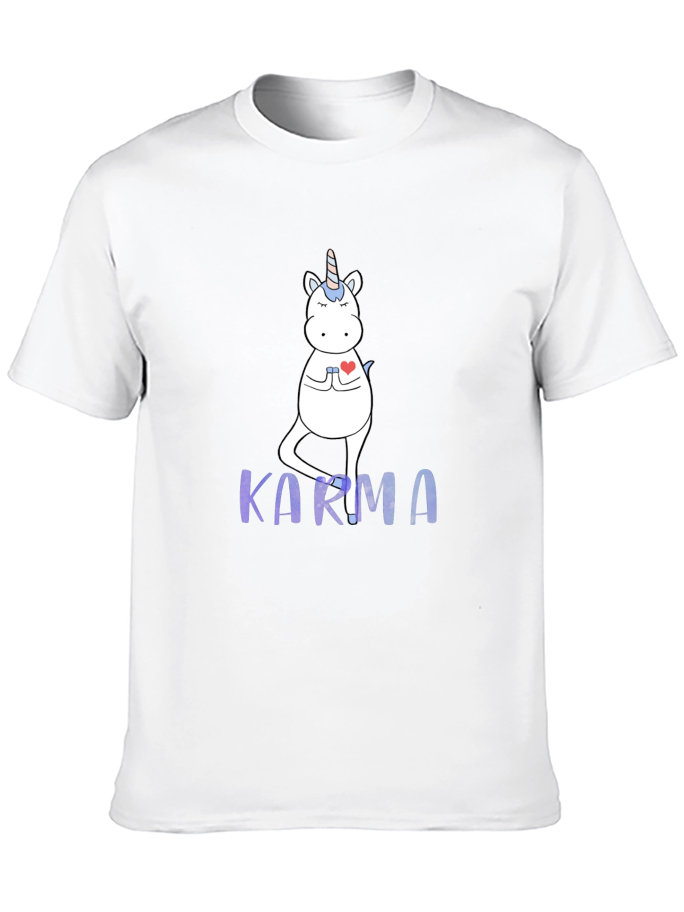 Karma Unicorn Mens Graphic Tee