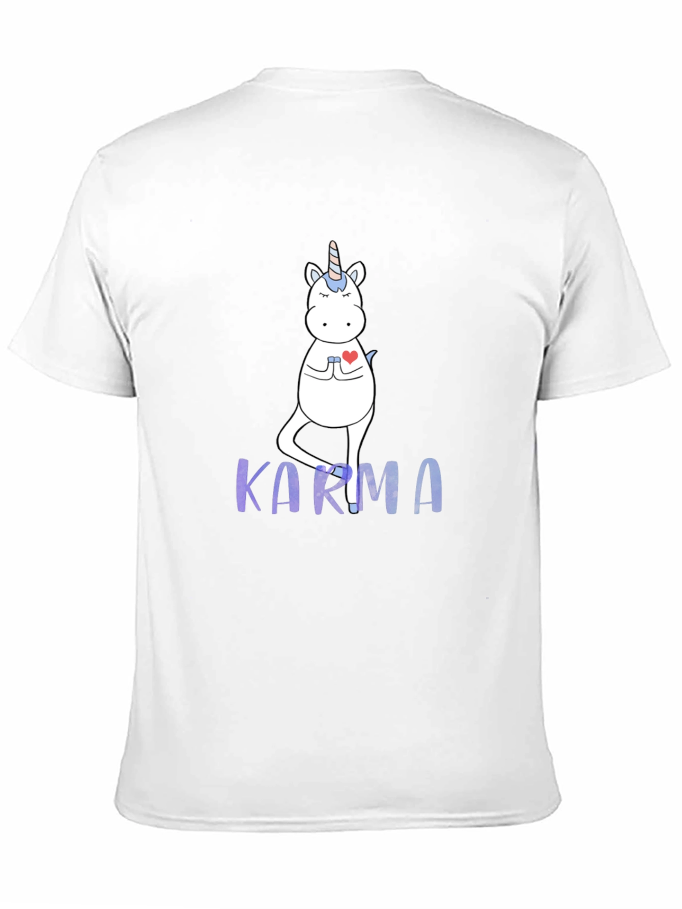 Karma Unicorn Mens Graphic Tee