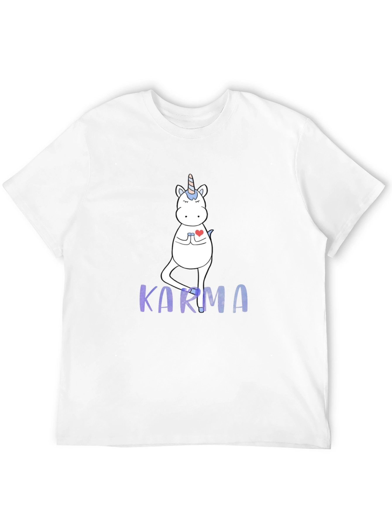 Karma Unicorn Mens Graphic Tee