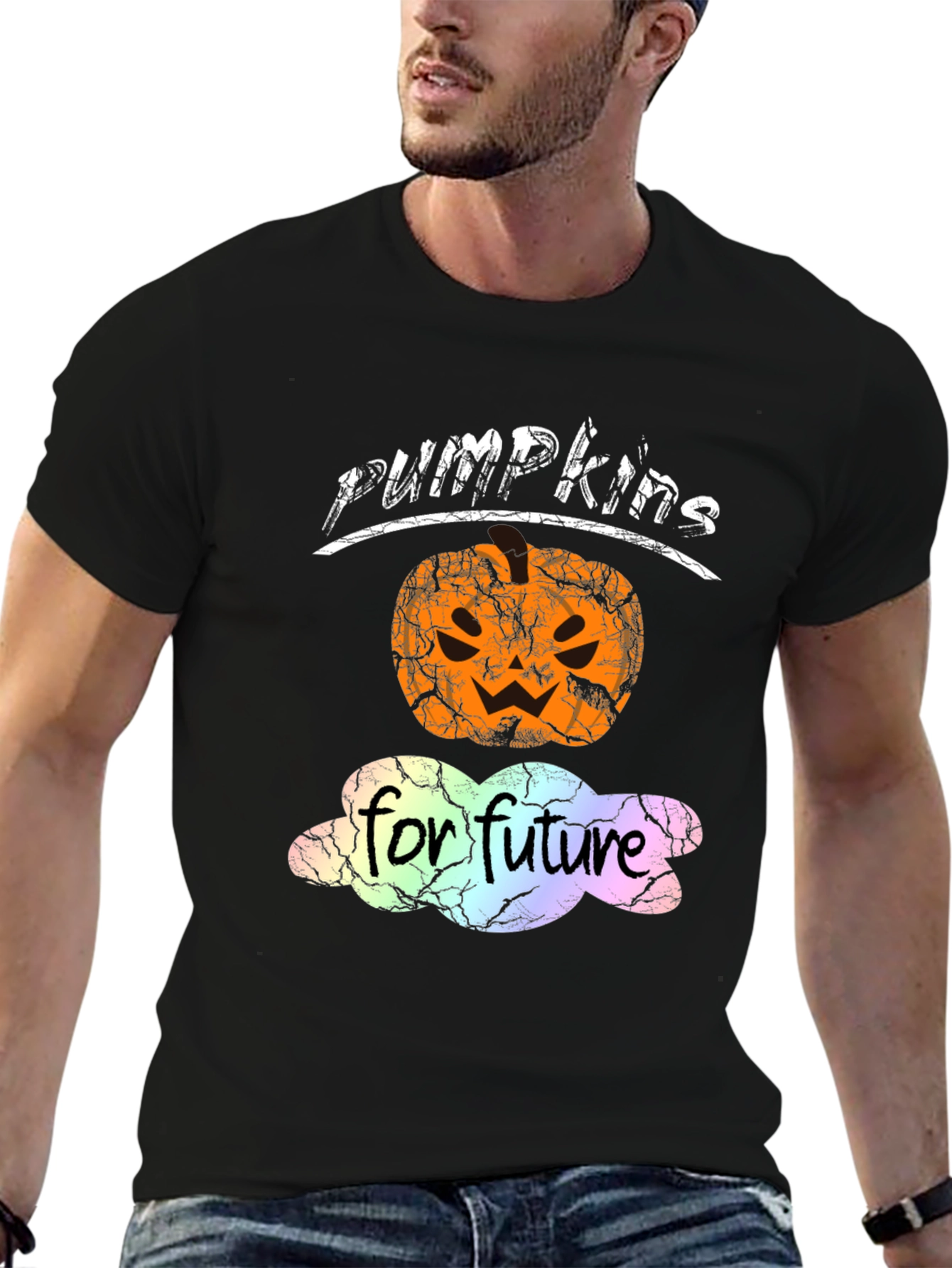 Pumpkins For Future Halloween Graphic Tee