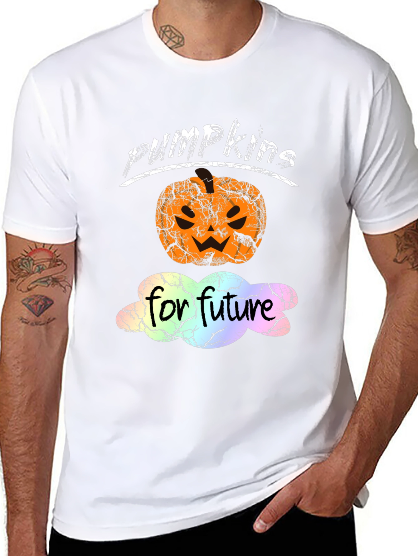 Pumpkins For Future Halloween Graphic Tee