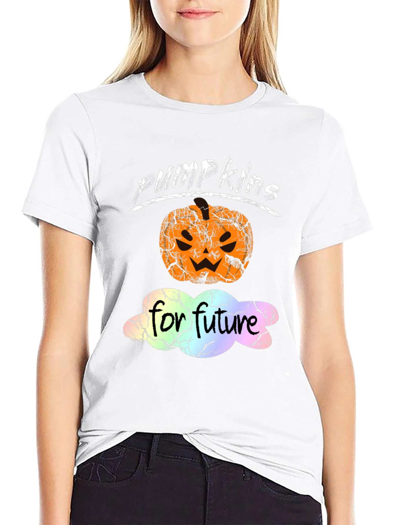 Pumpkins For Future Halloween Graphic Tee