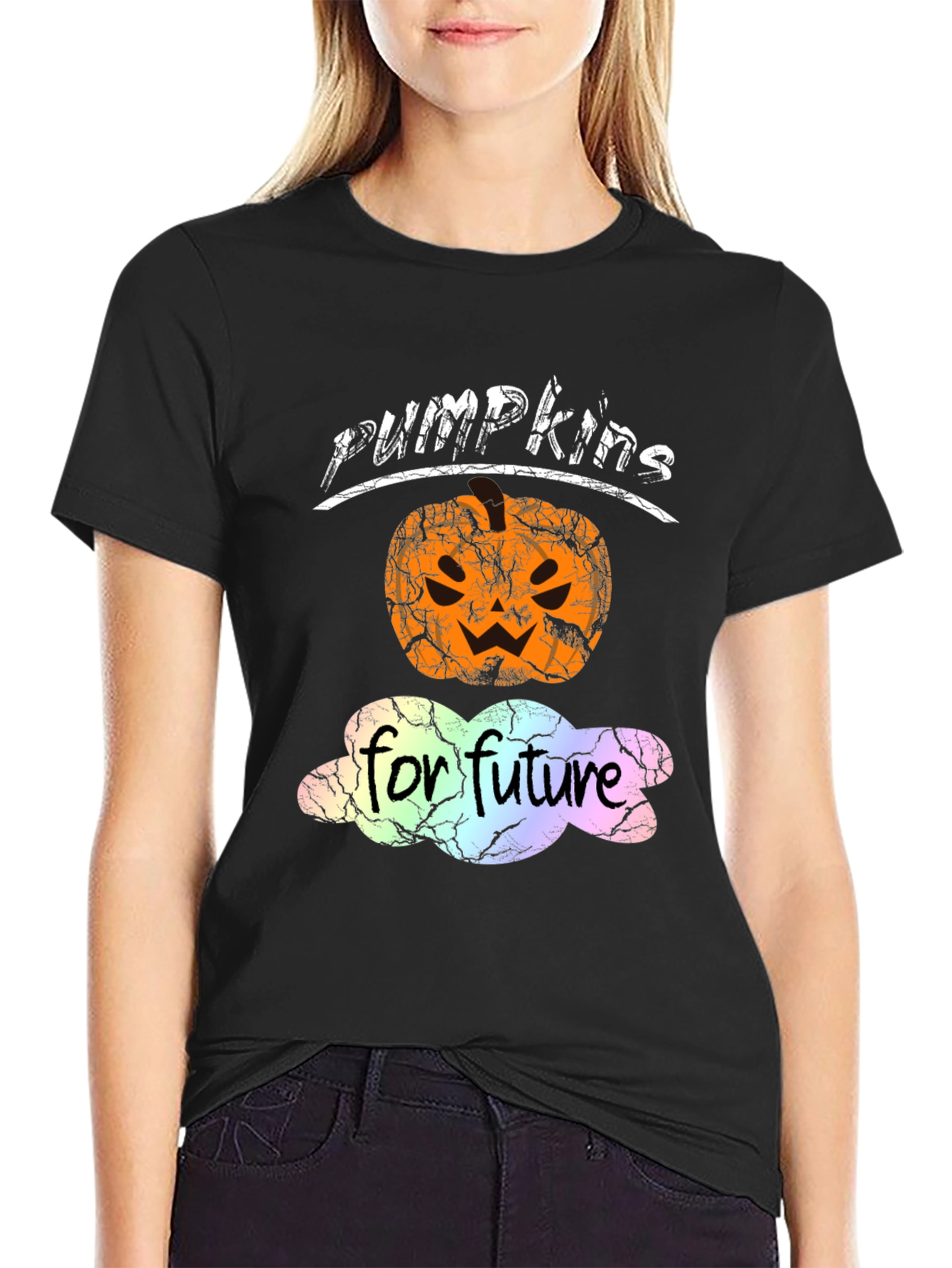 Pumpkins For Future Halloween Graphic Tee
