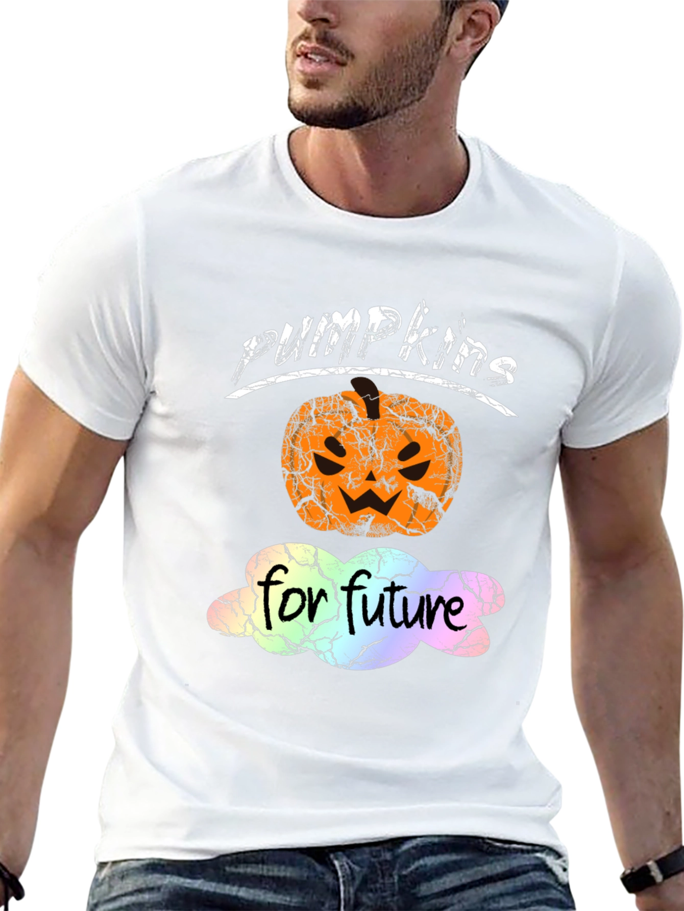 Pumpkins For Future Halloween Graphic Tee
