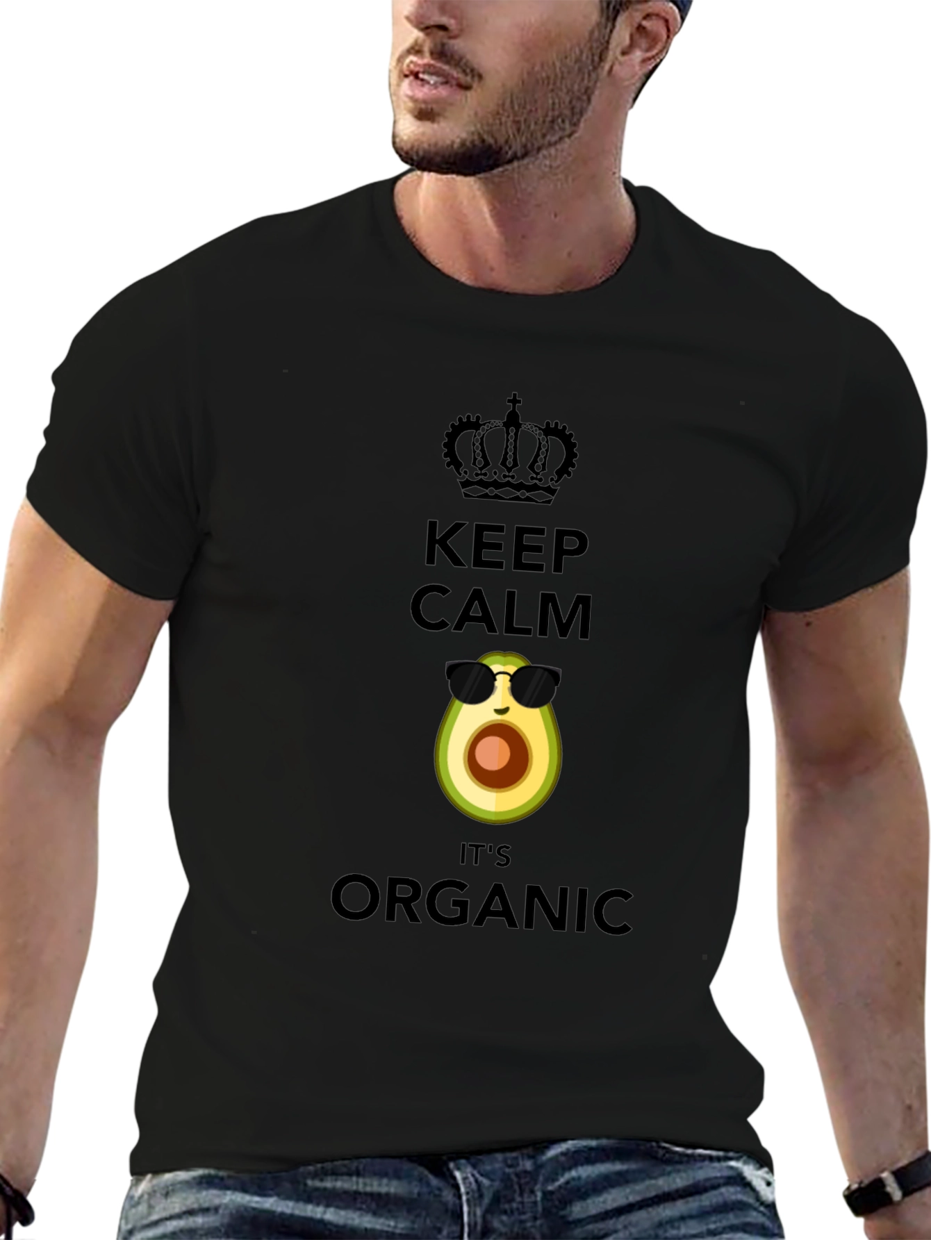 Keep Calm Its Organic Avocado T-Shirt