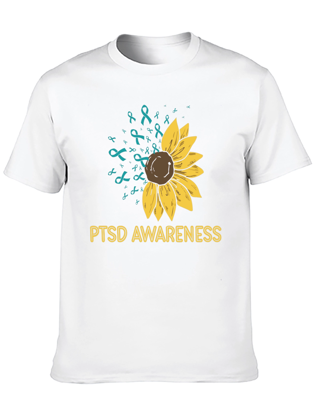 PTSD Awareness Sunflower Graphic Tee