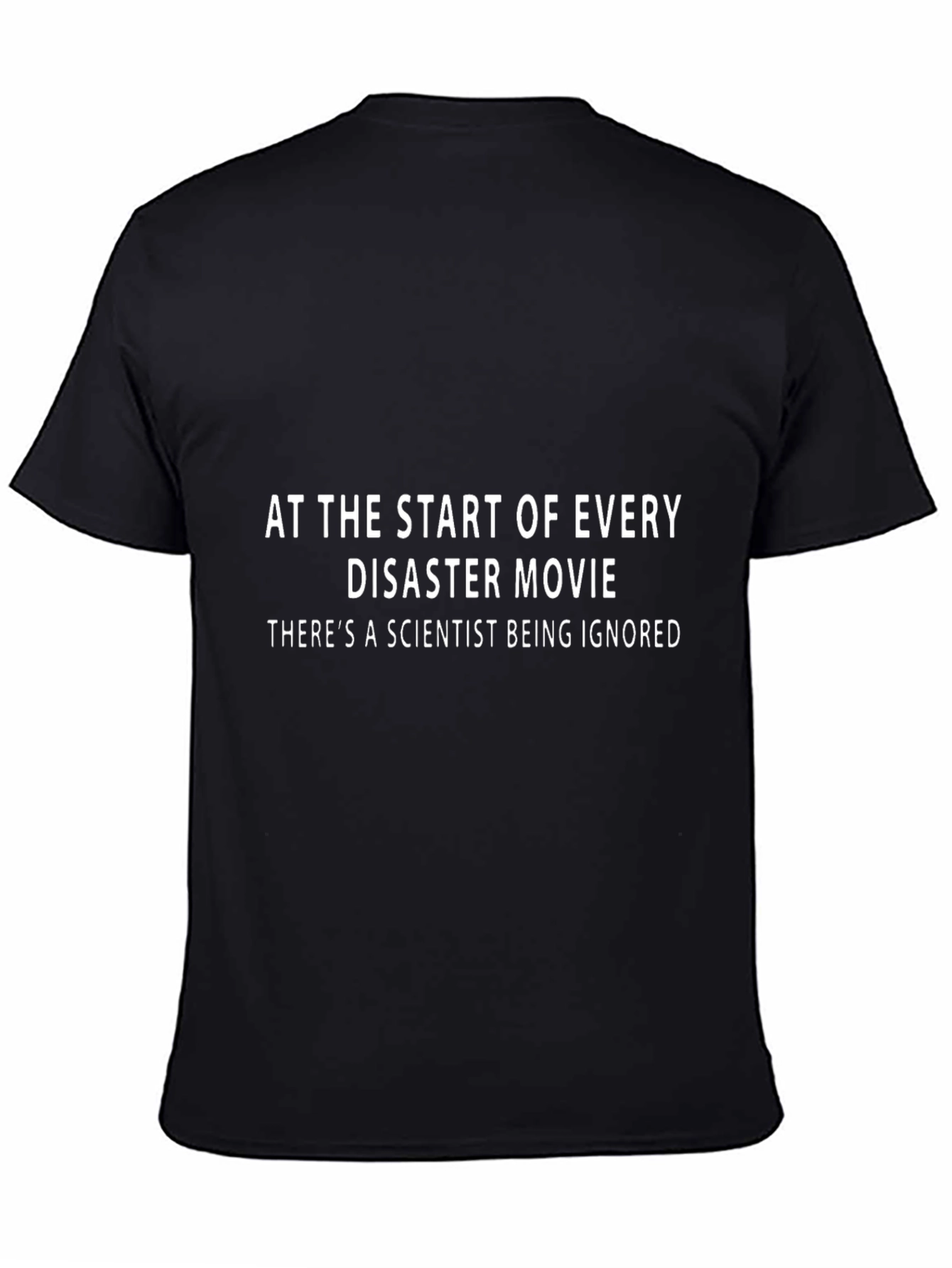 Scientist Disaster Movie T-Shirt - Black