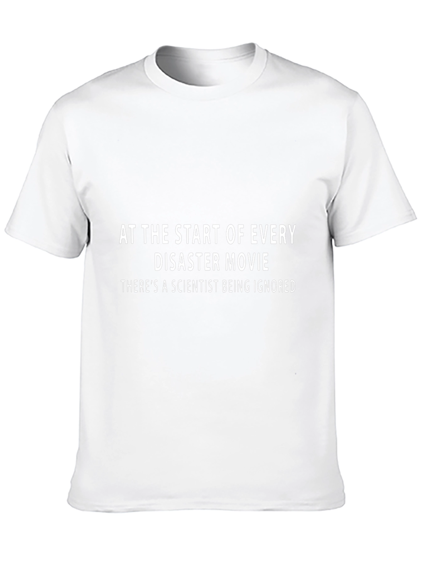 Scientist Disaster Movie T-Shirt - Black