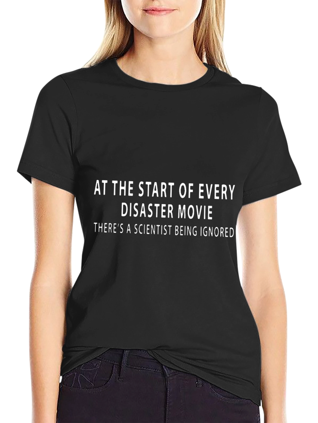 Scientist Disaster Movie T-Shirt - Black