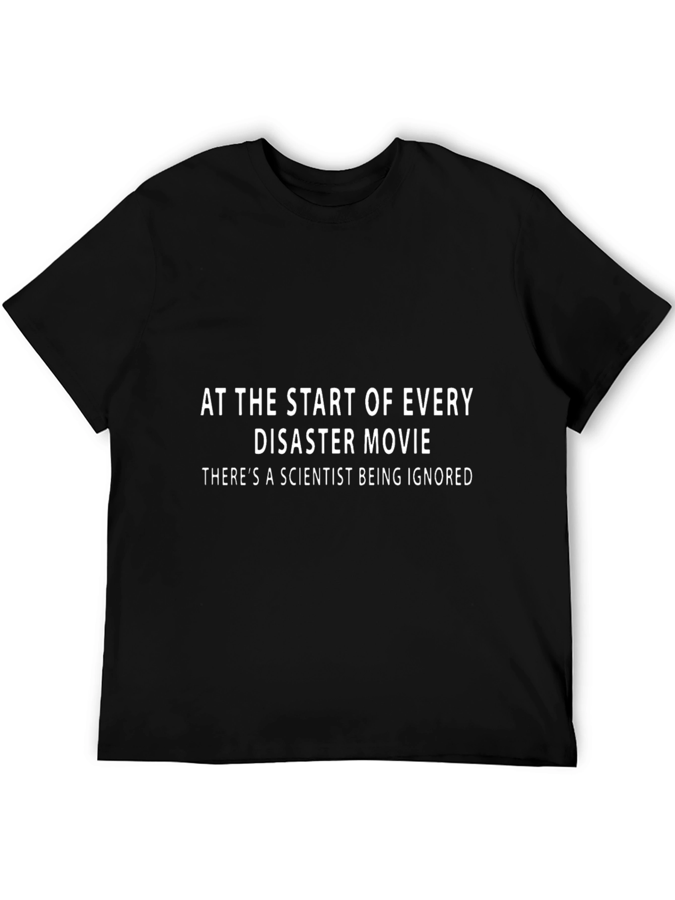 Scientist Disaster Movie T-Shirt - Black