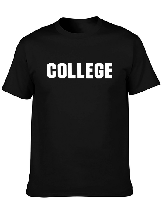 College Graphic Print T-Shirt - Classic Style