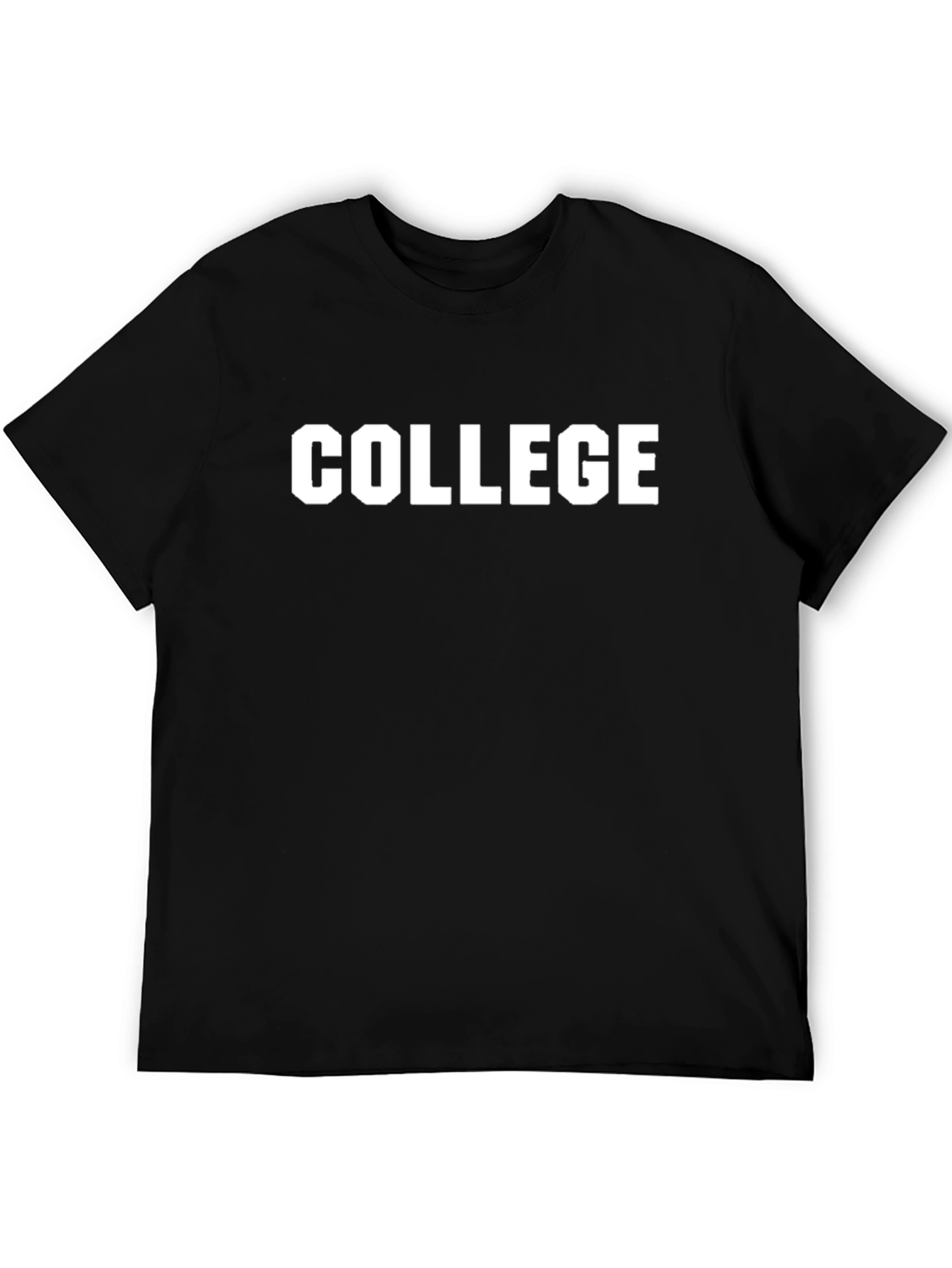 College Graphic Print T-Shirt - Classic Style