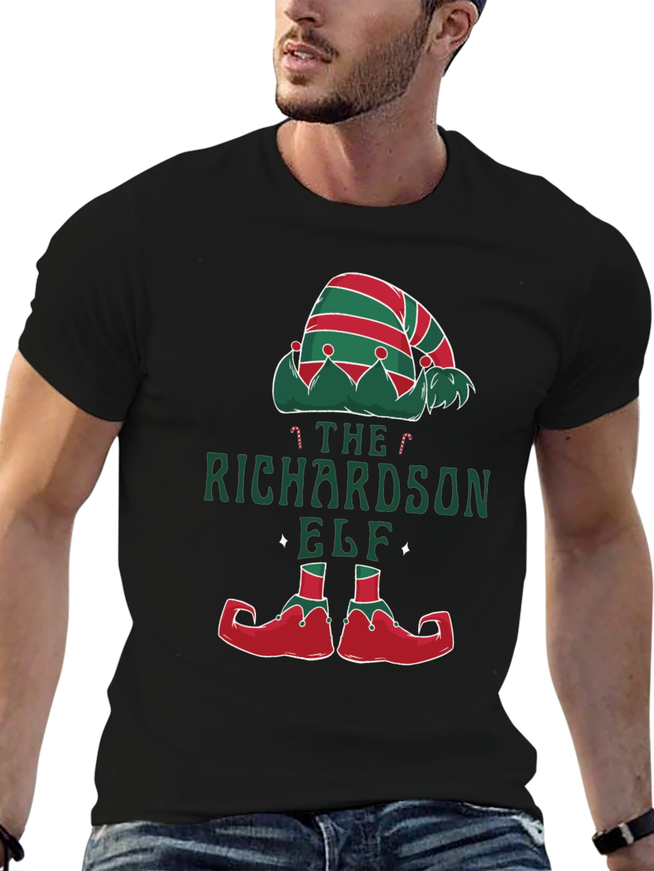 Richardson Elf Christmas T-Shirt Holiday Tee