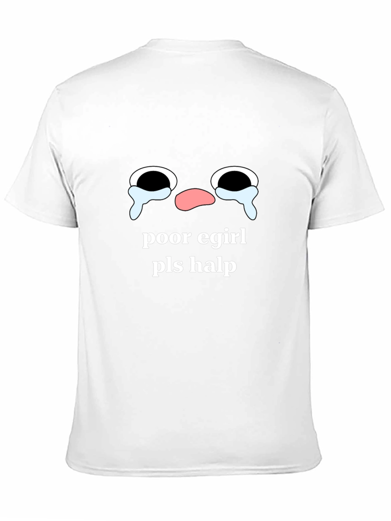 E-Girl Emoji Black T-Shirt - Funny Meme Tee